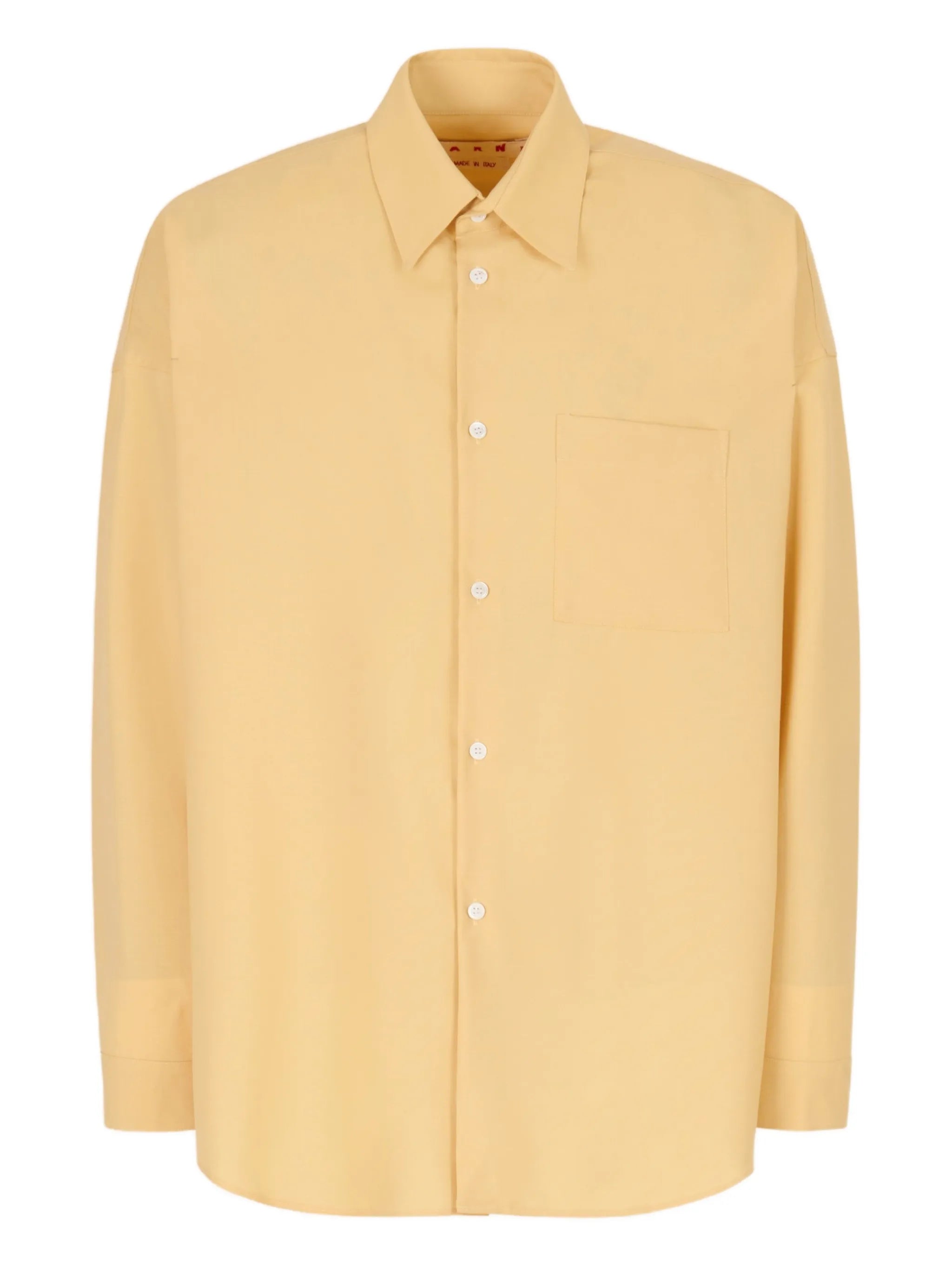 tropical wool long-sleeved shirt