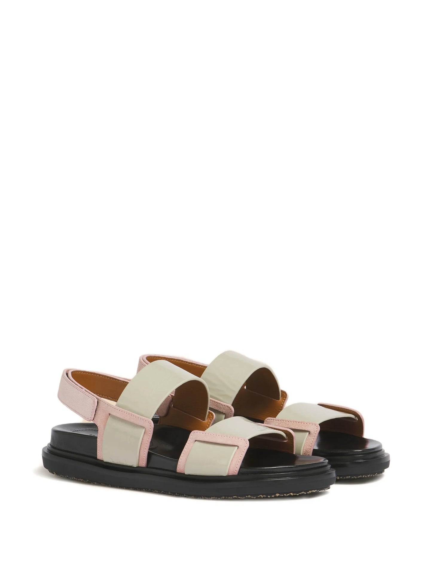suede strap sandals
