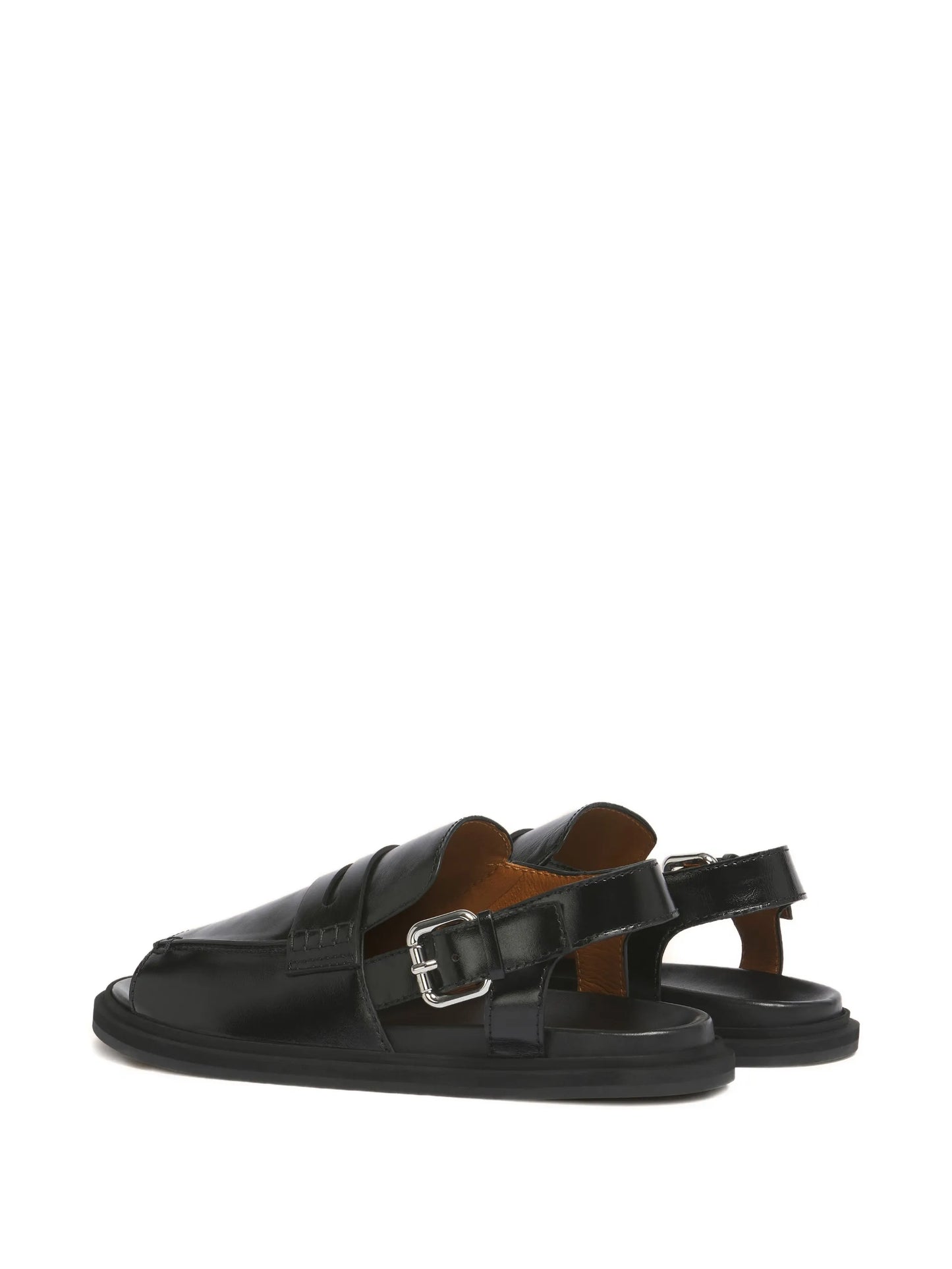 buckle-detail leather sandals