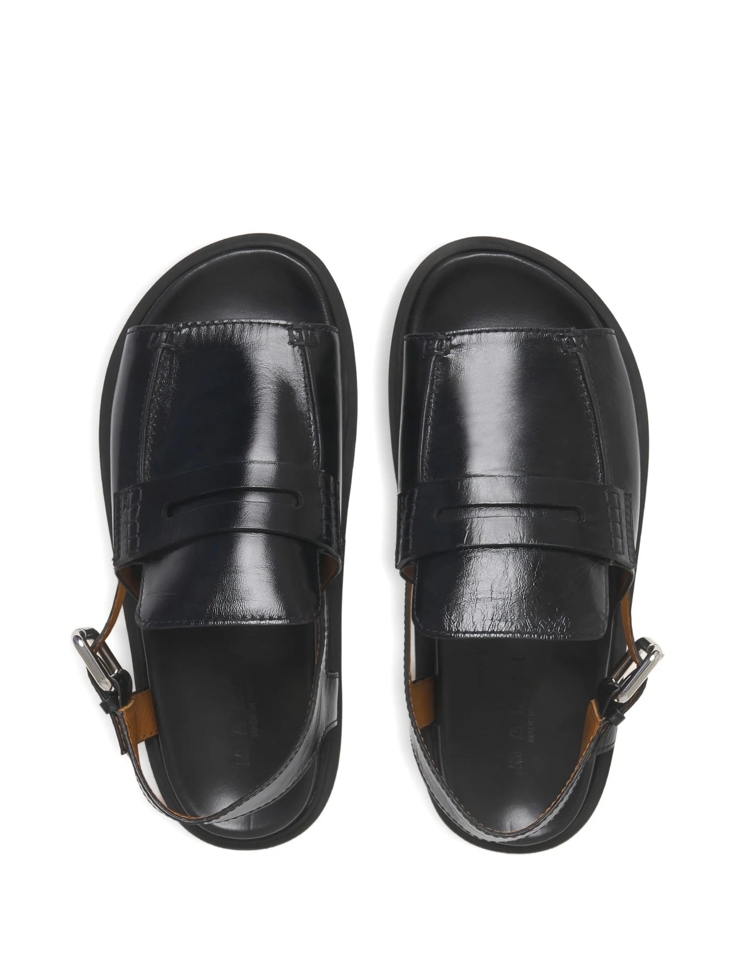 buckle-detail loafer sandals