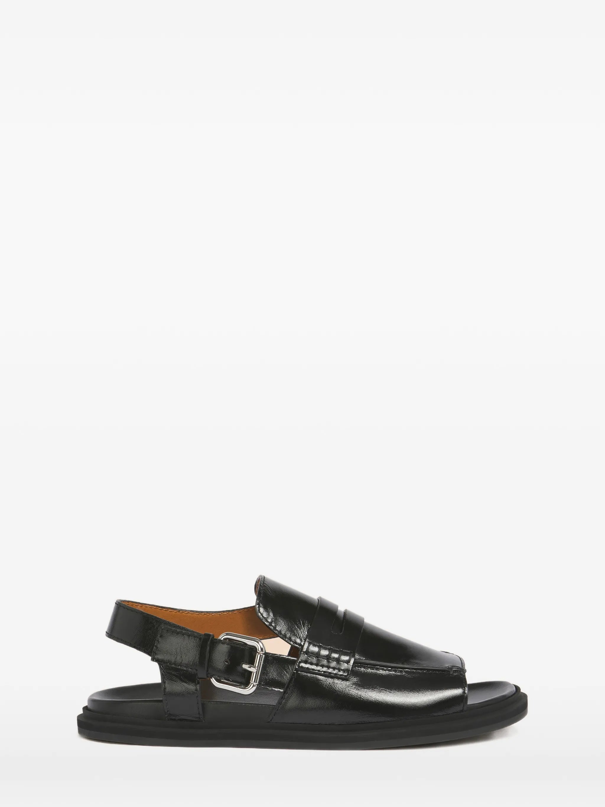 buckle-detail loafer sandals