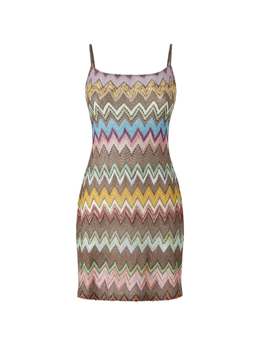 tie-back beach mini dress