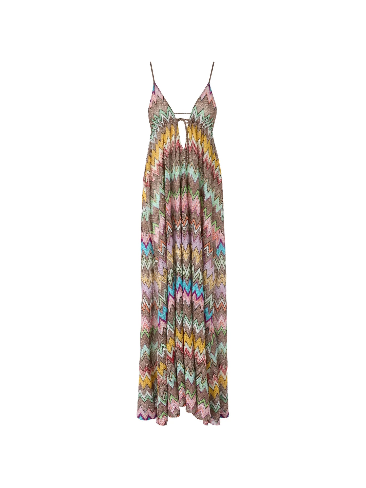 V-neck maxi dress