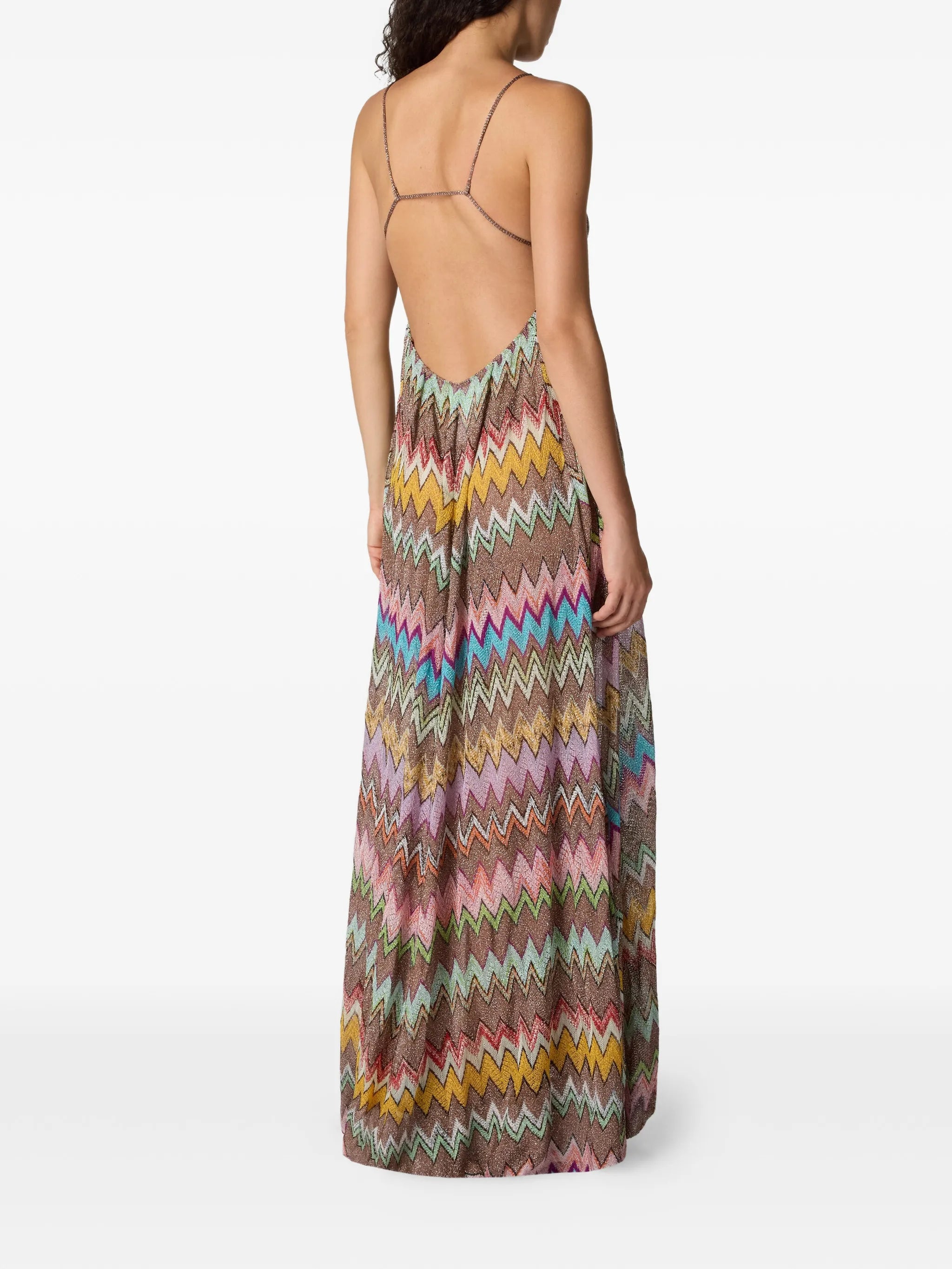 V-neck maxi dress