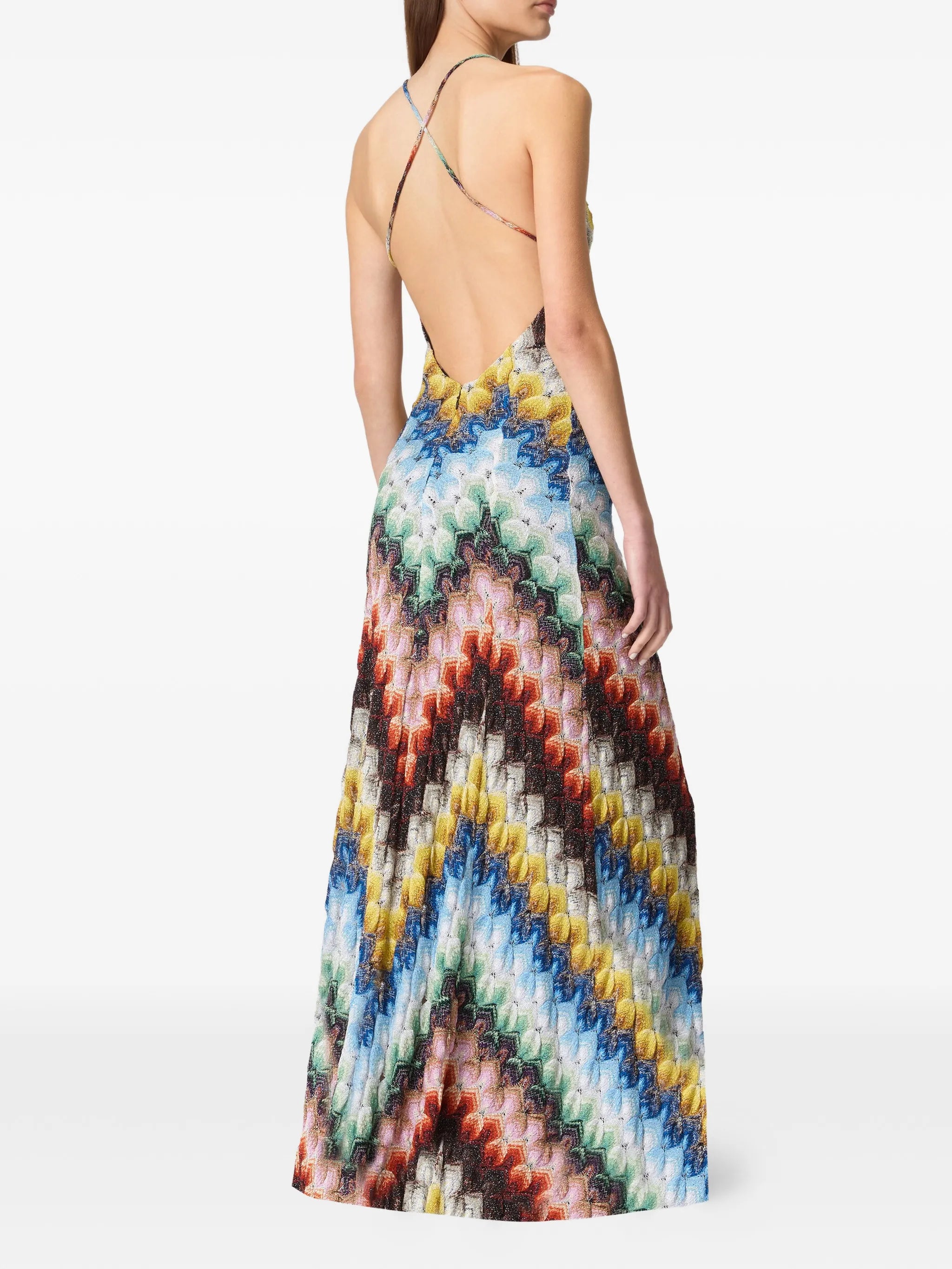 V-neck maxi dress