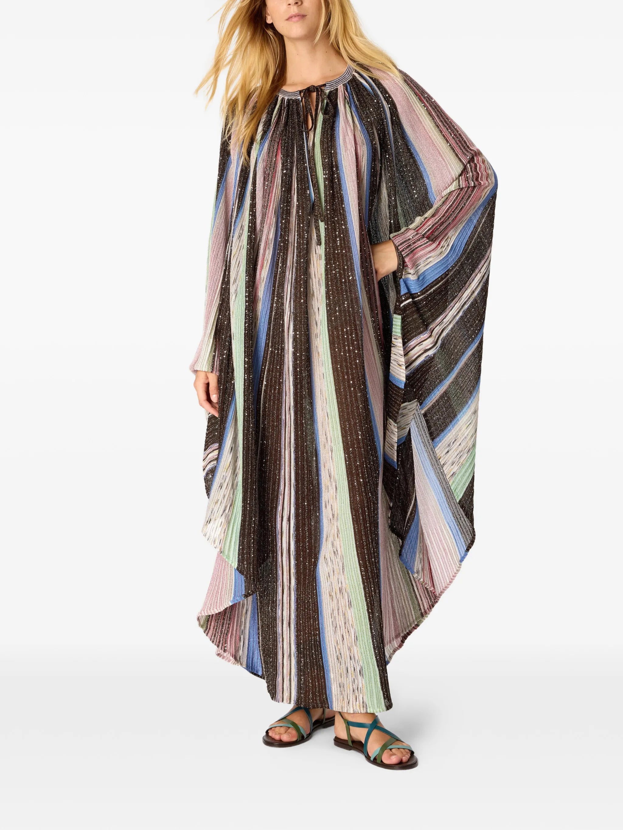 sequin-embellished maxi dress