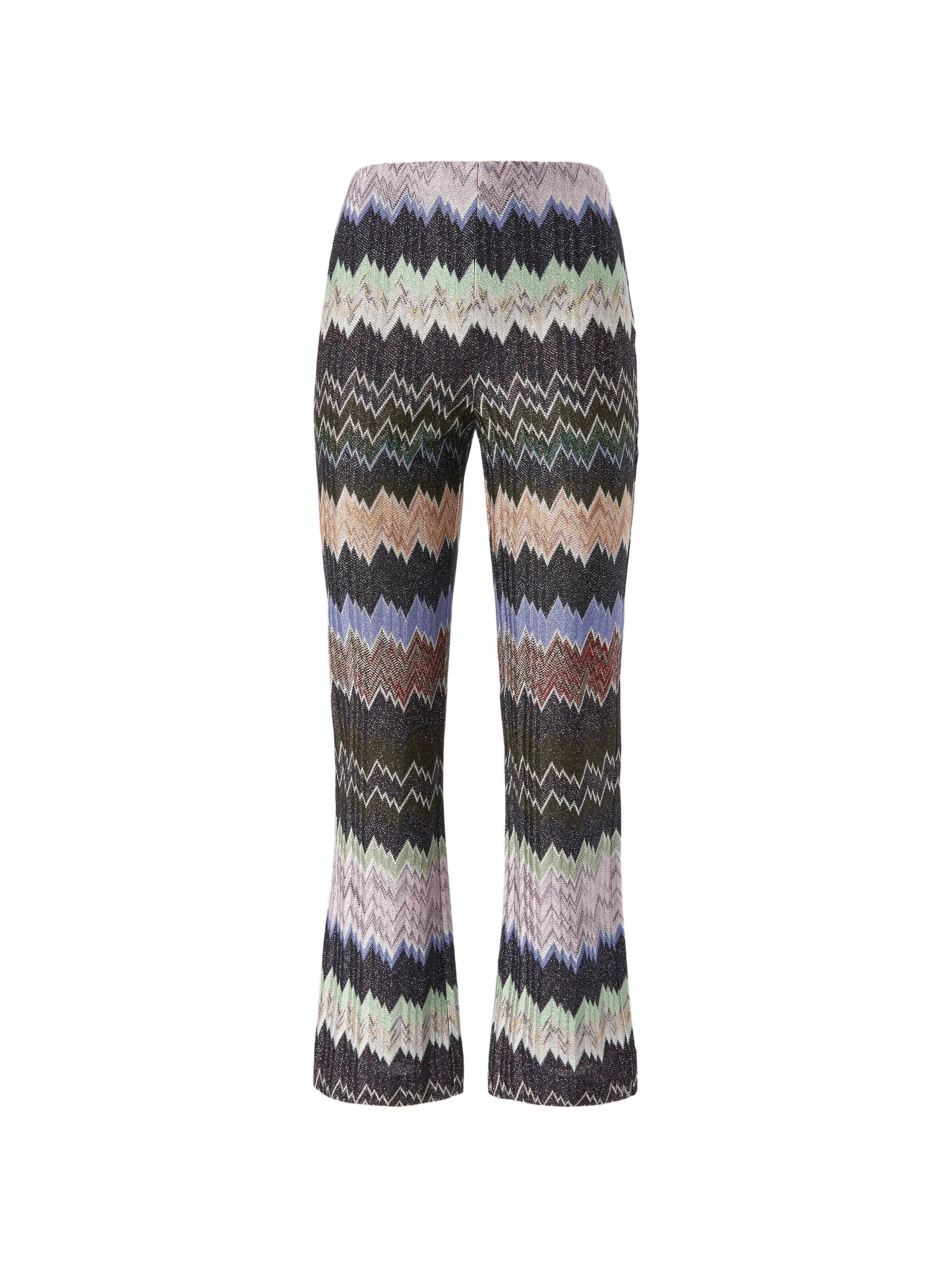 snake-pattern trousers