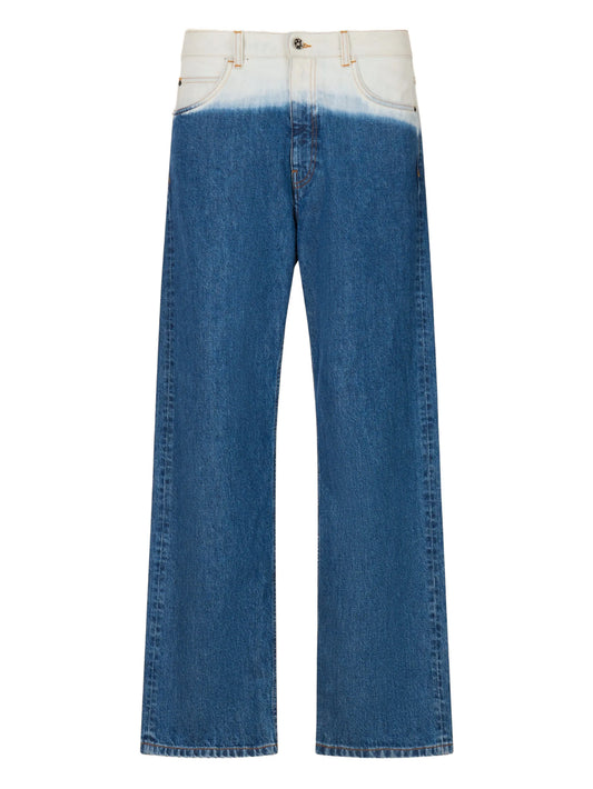 bleached five-pockets jeans