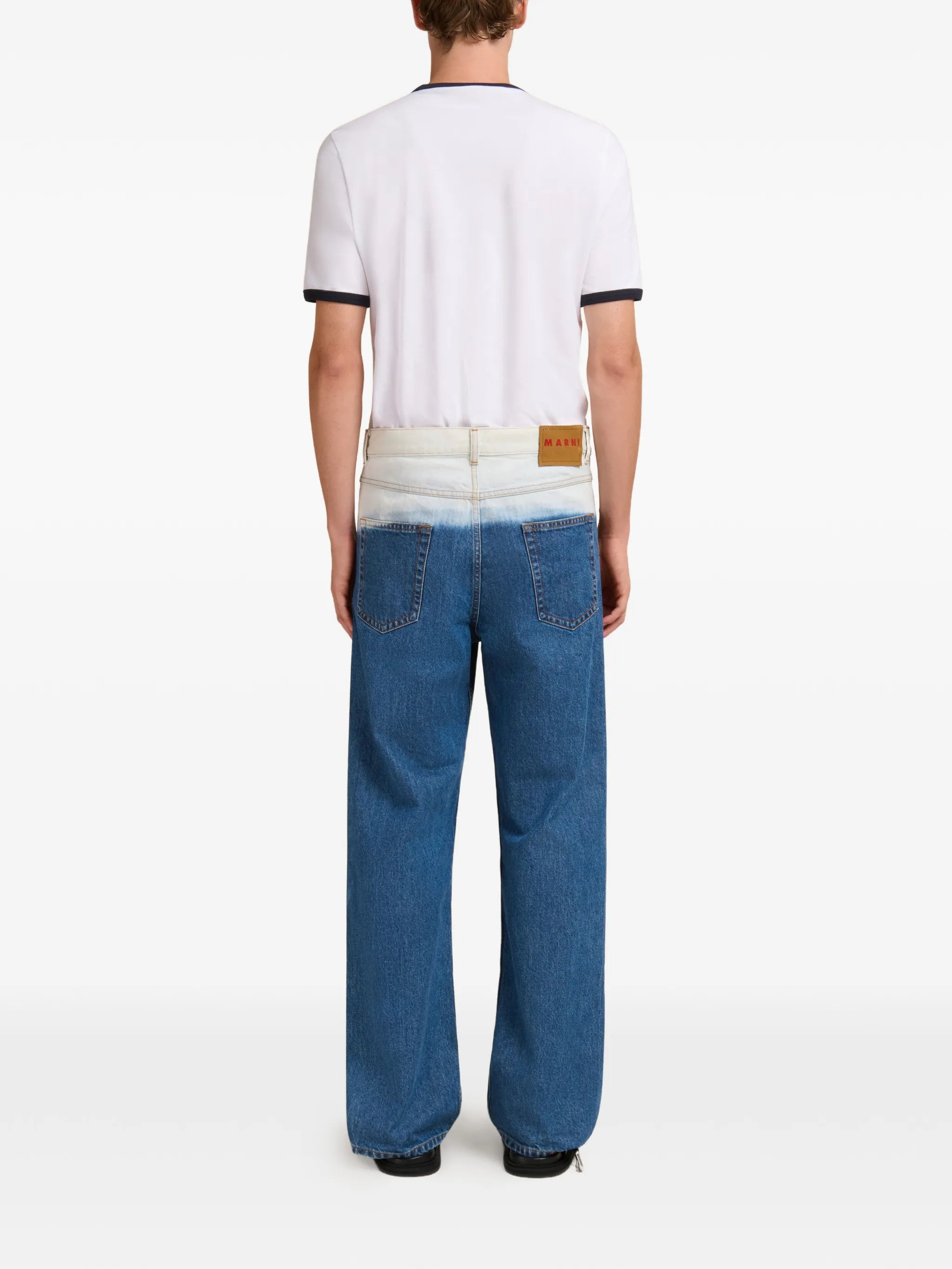 bleached five-pockets jeans