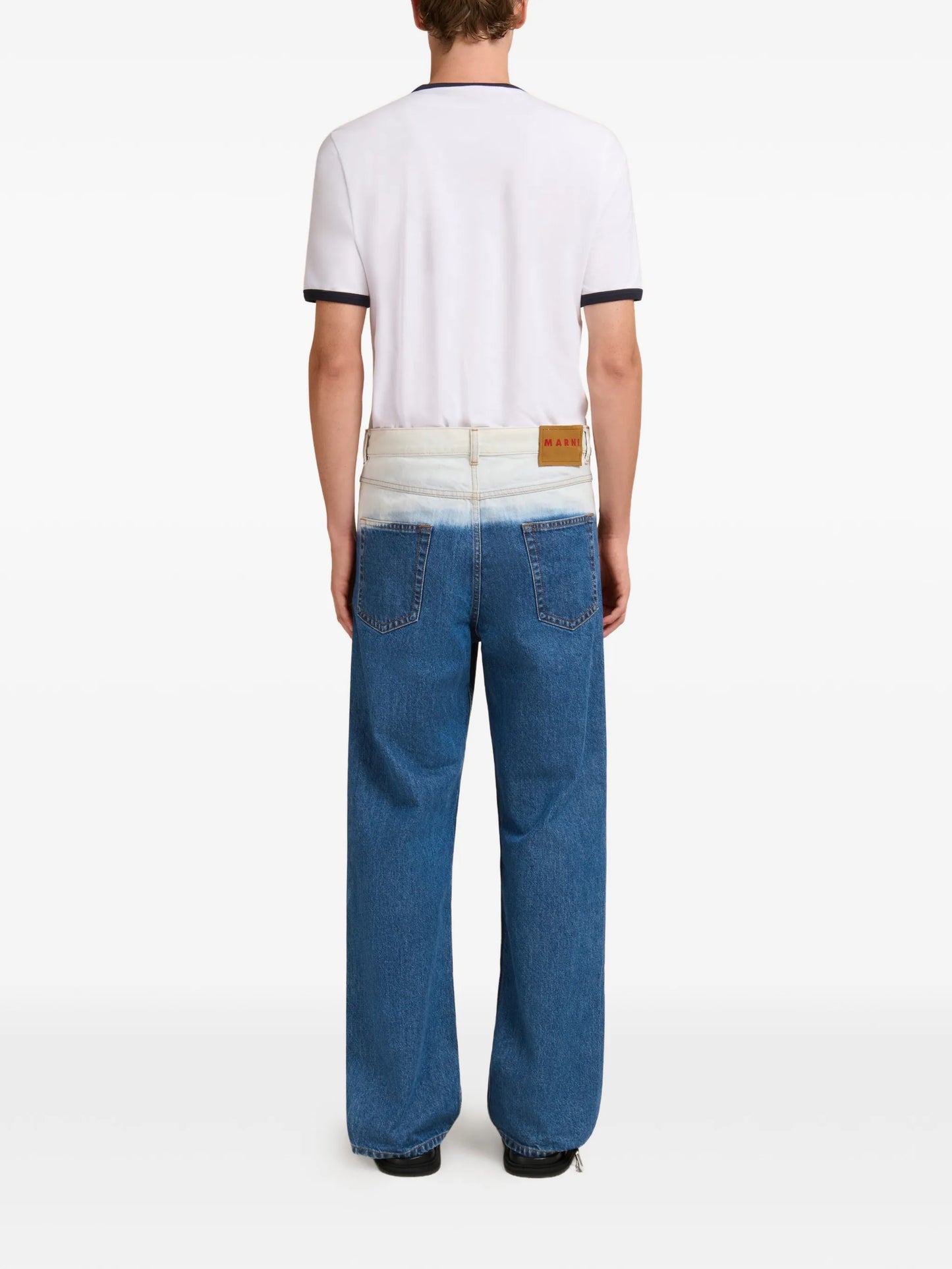 bleached five-pockets jeans