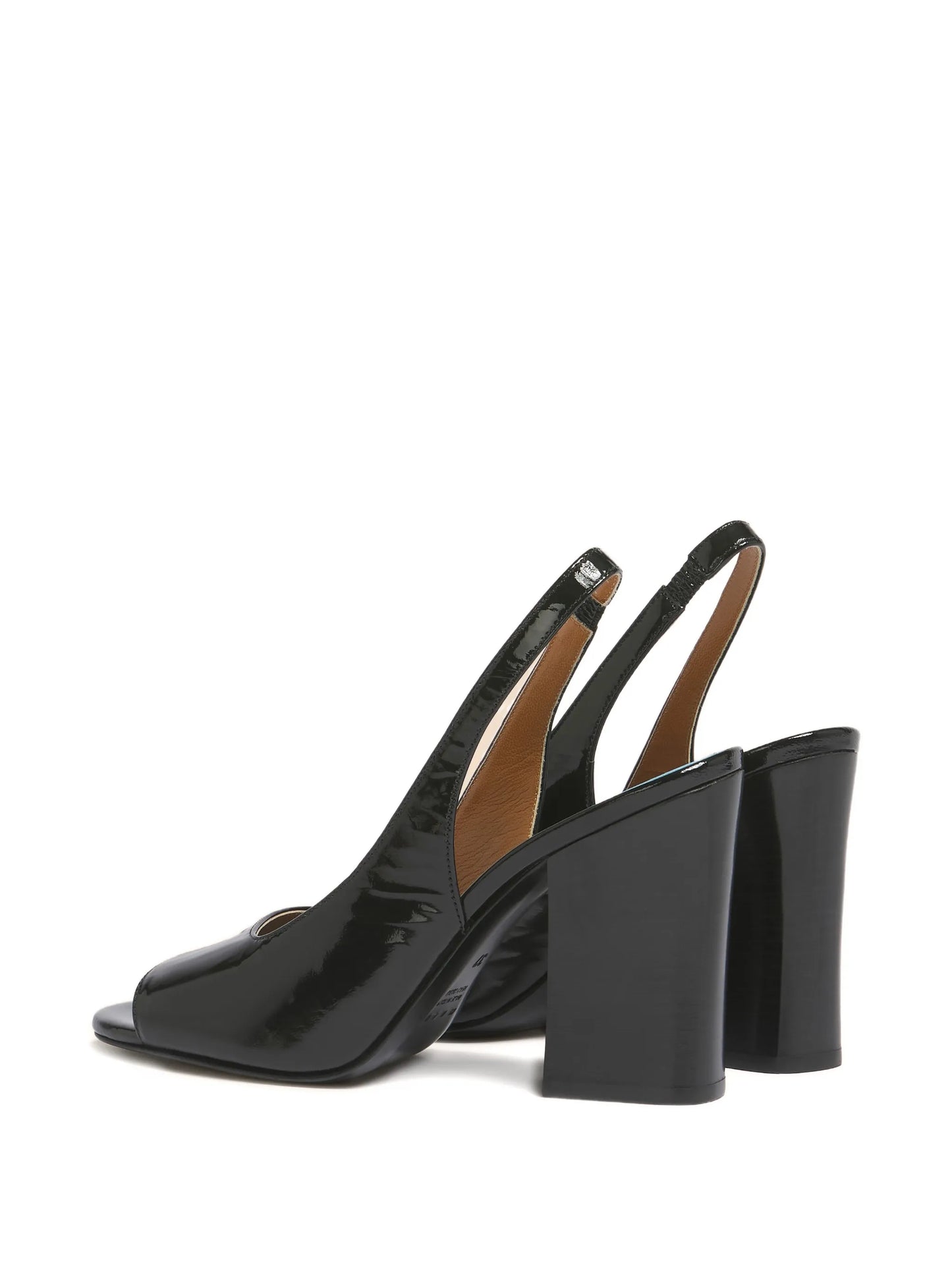 open-toe heeled slingback sandals