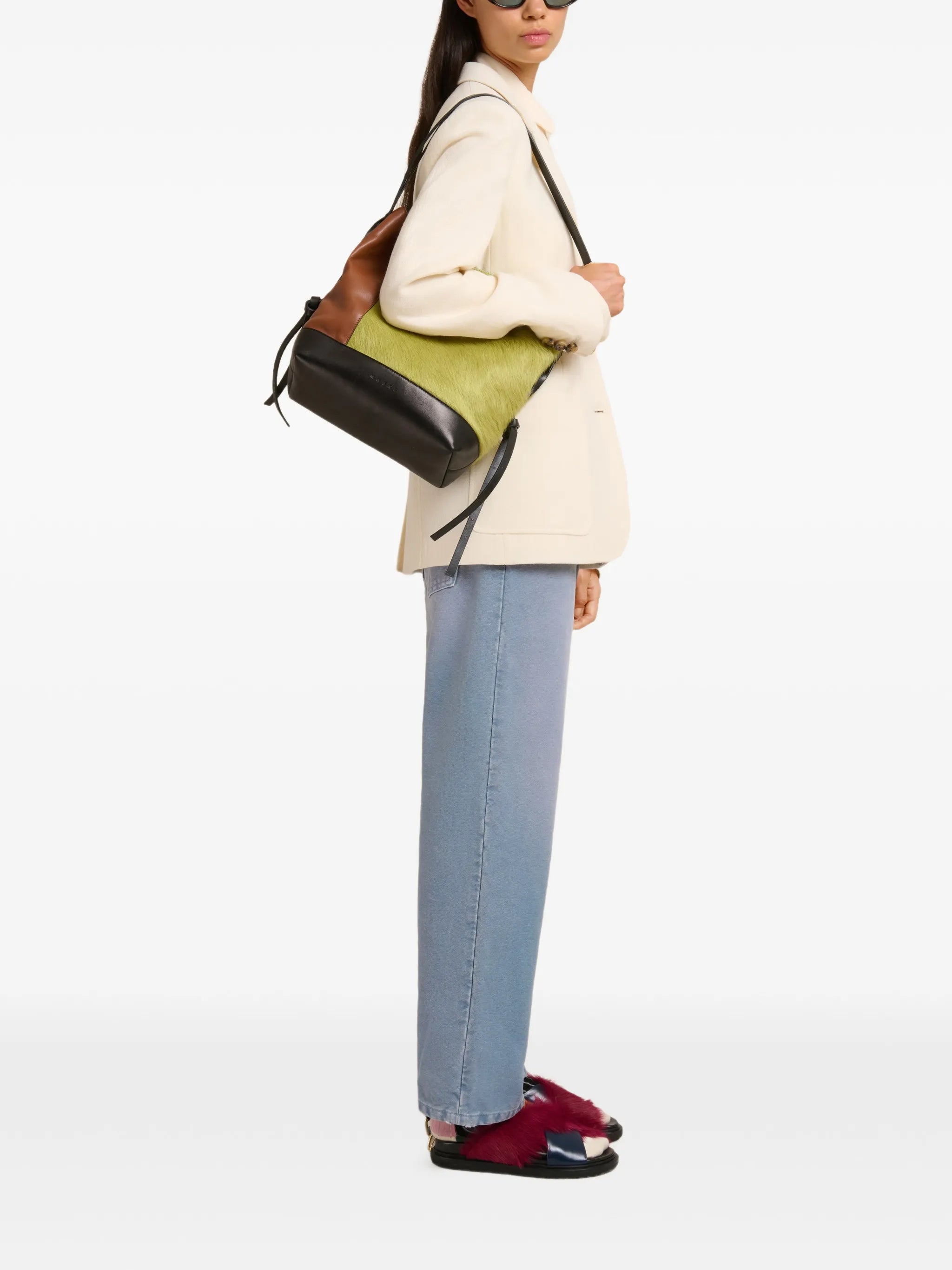 small Pod 2.0 contrast shoulder bag