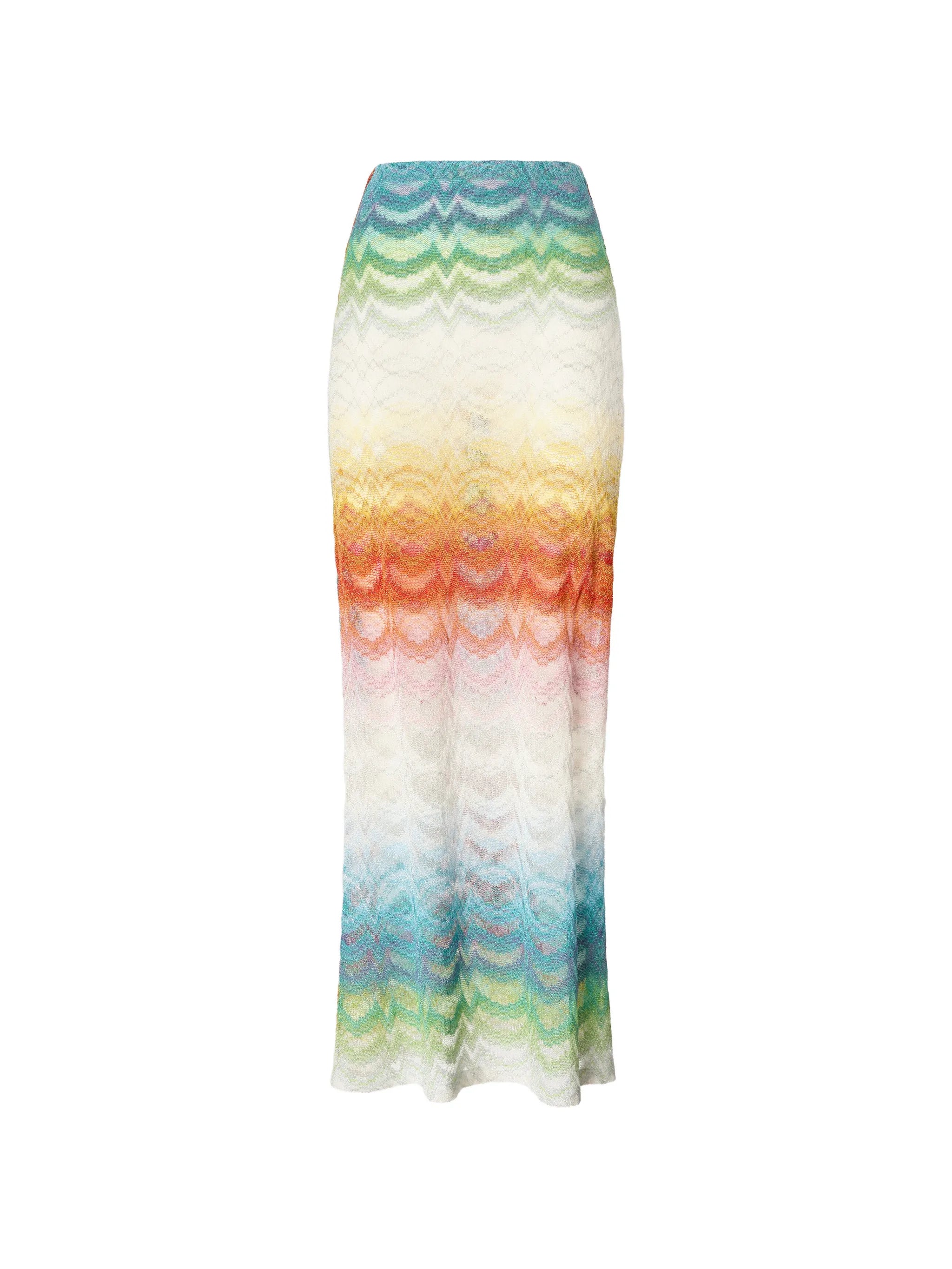 chevron-pattern beach skirt