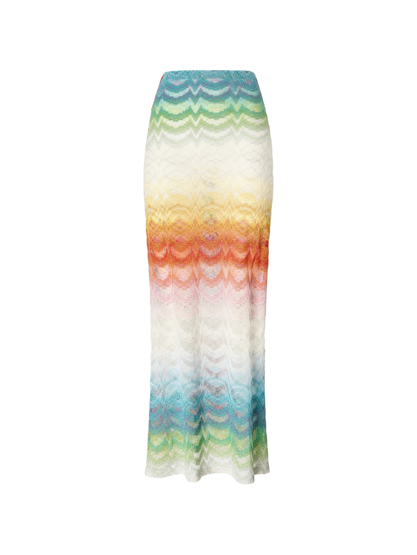 chevron-pattern beach skirt