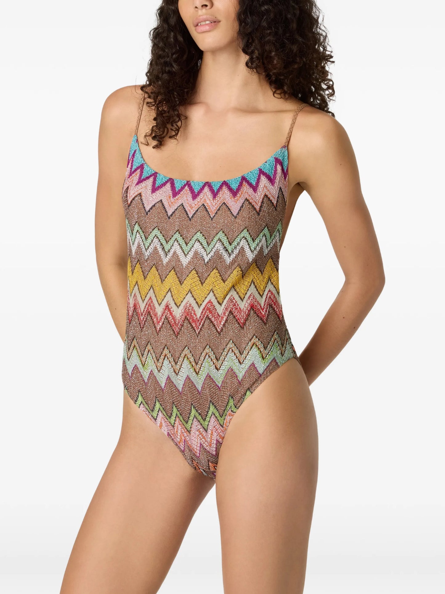 zigza-patern swimsuit