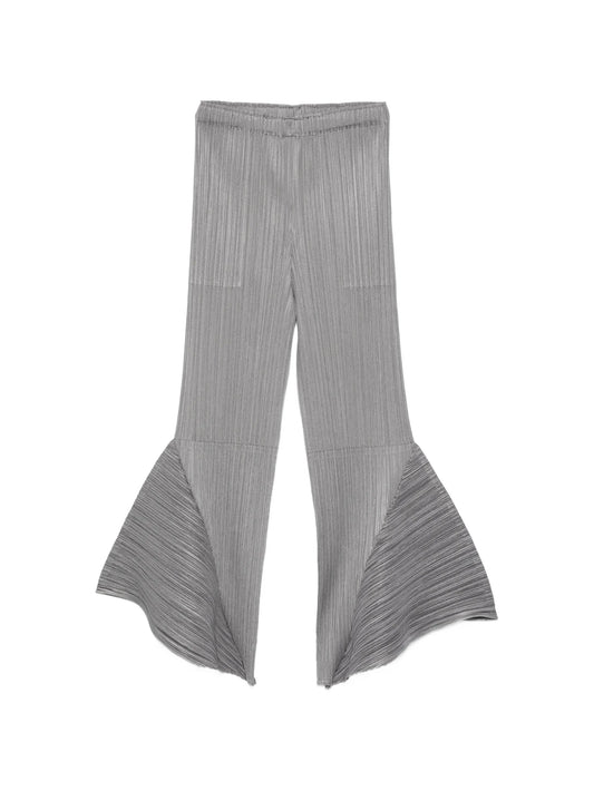 Skyline pleated flared trousers
