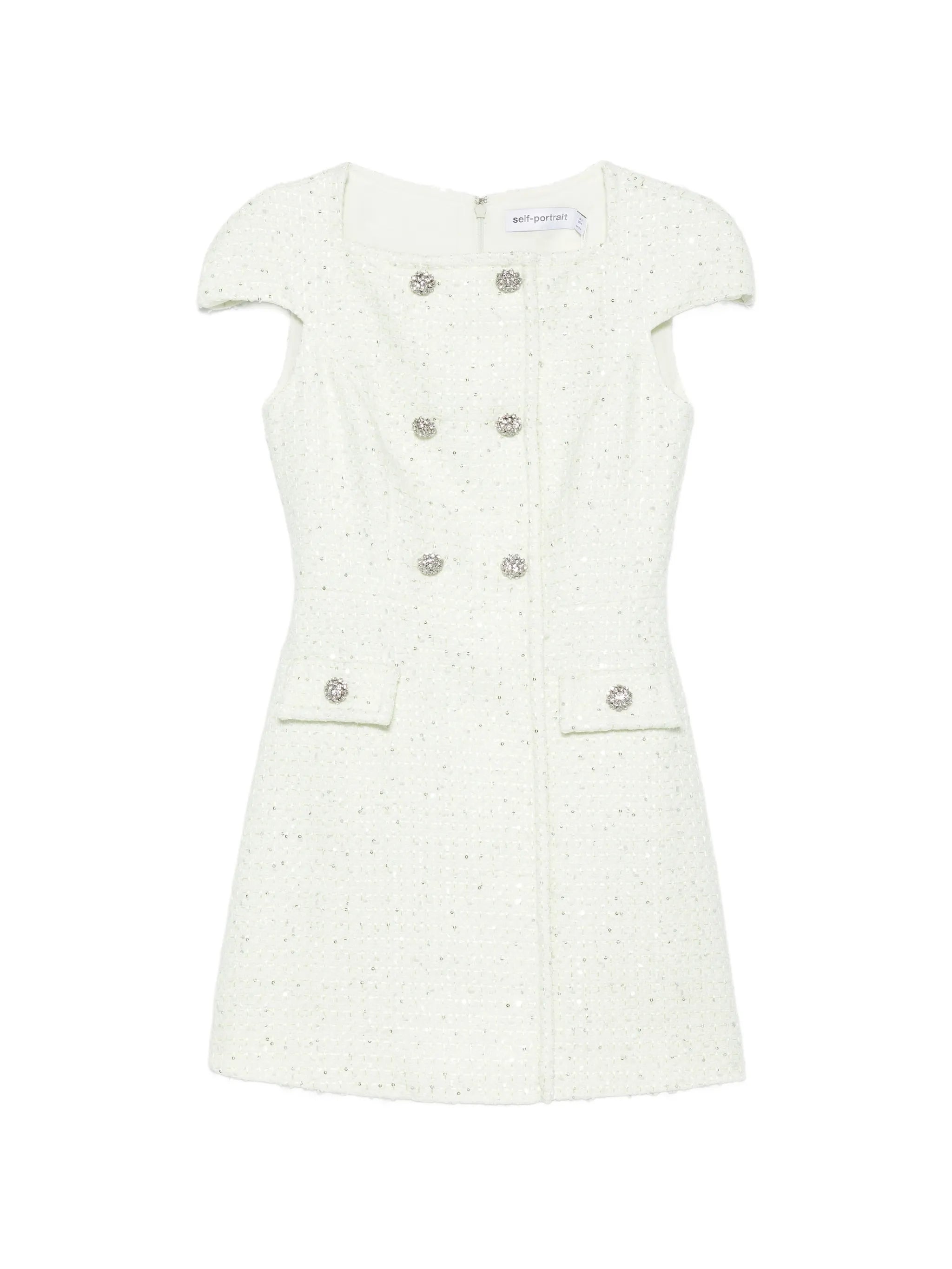 bouclé mini dress
