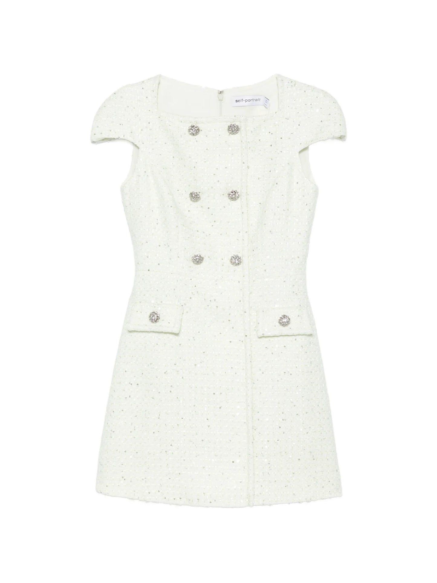 bouclé mini dress