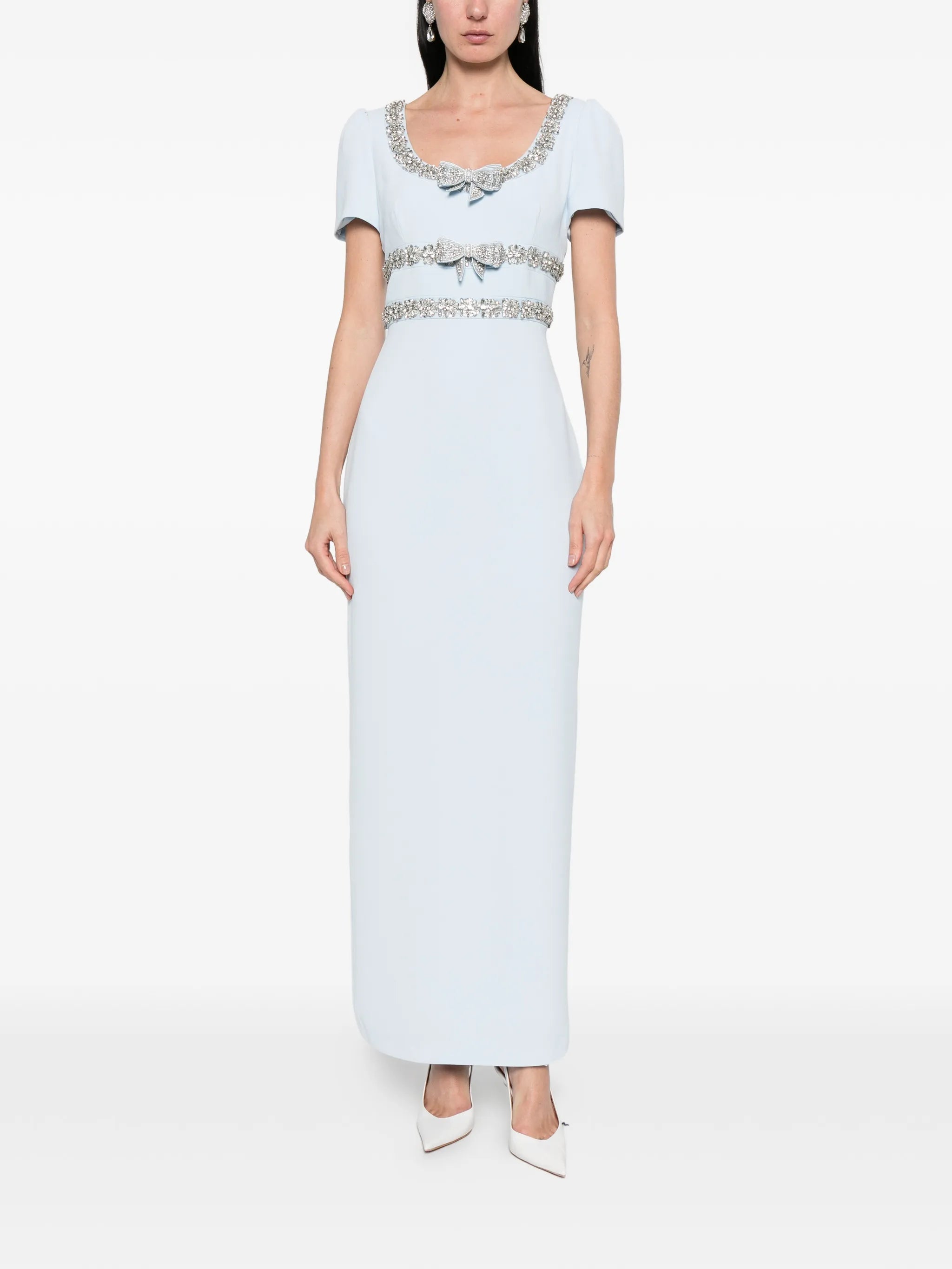 embellished maxi dress