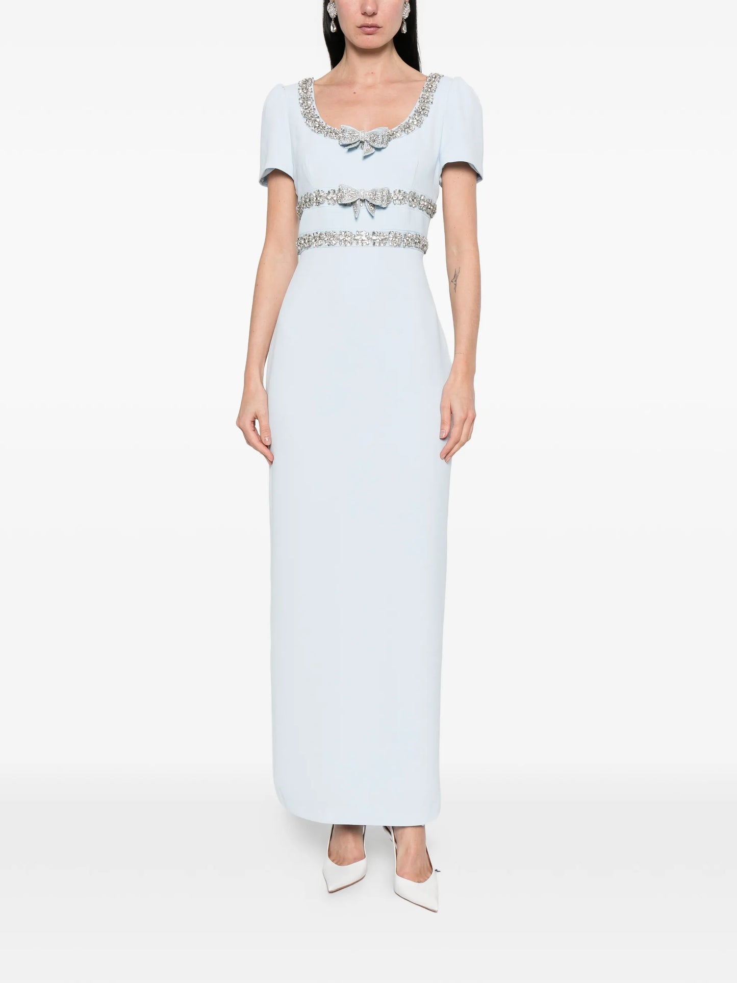 embellished maxi dress