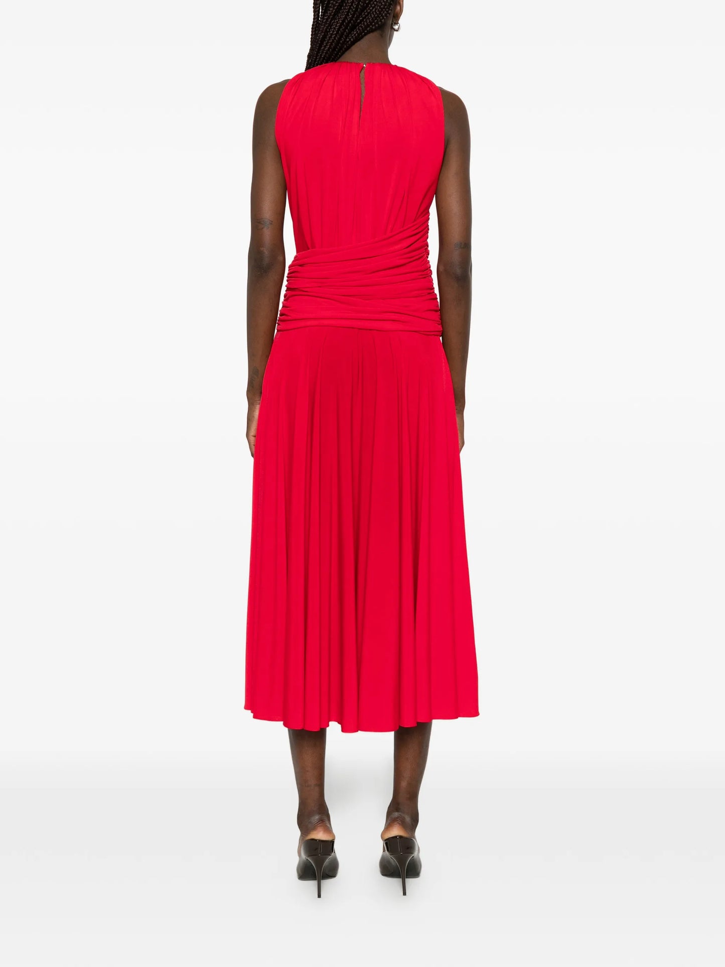 Isadora draped midi dress