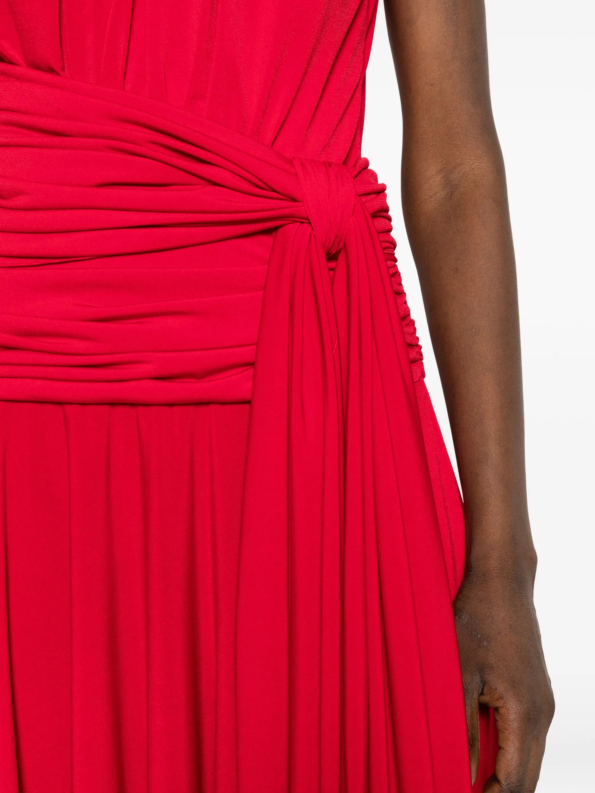 Isadora draped midi dress