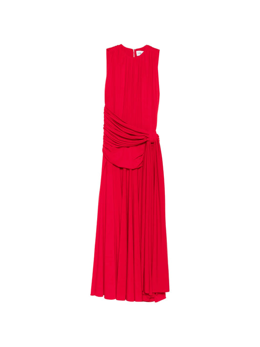 Isadora draped midi dress