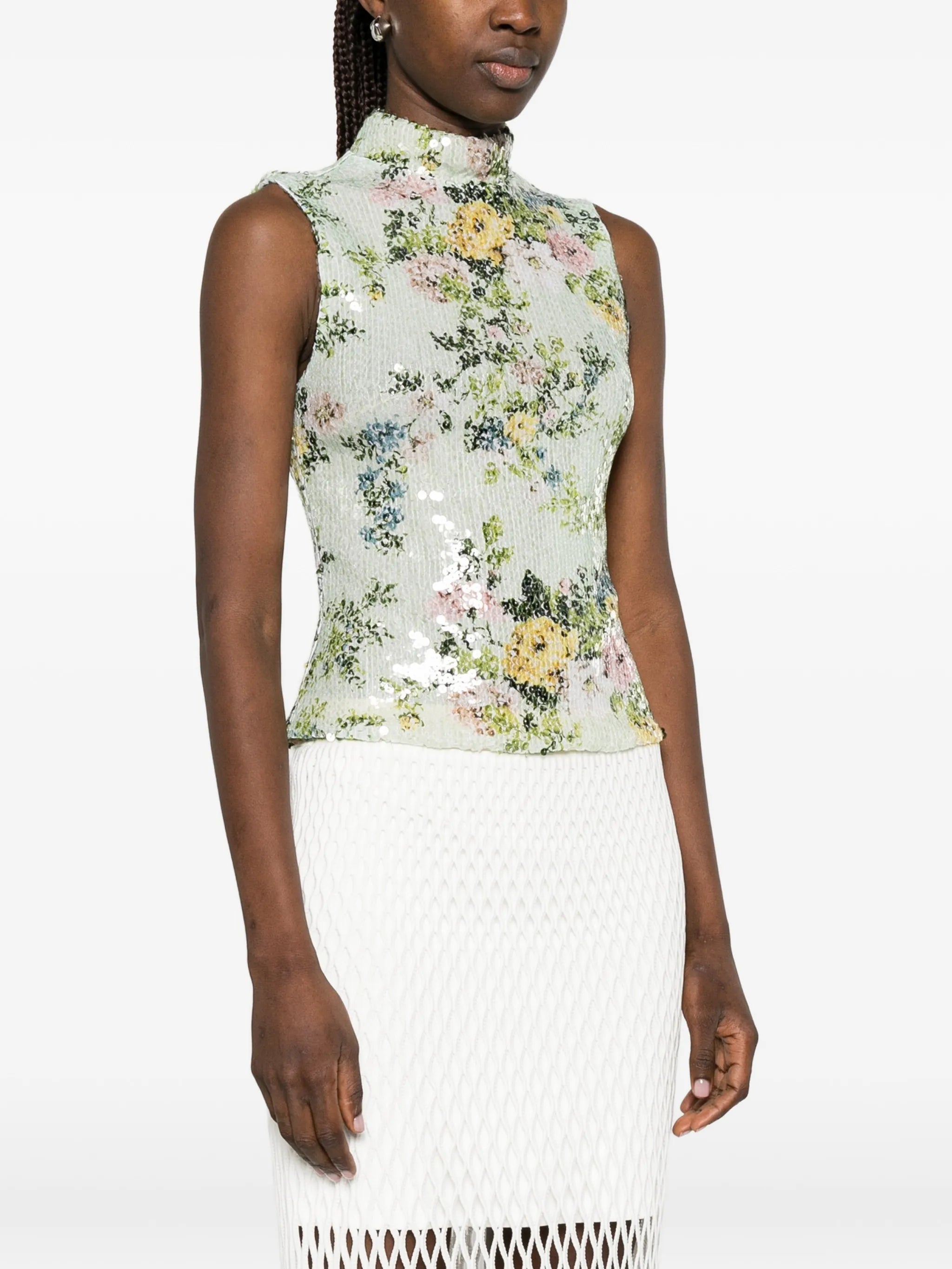Piper floral tank
