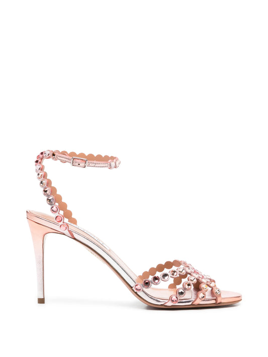 Tequila scalloped embellished sandals