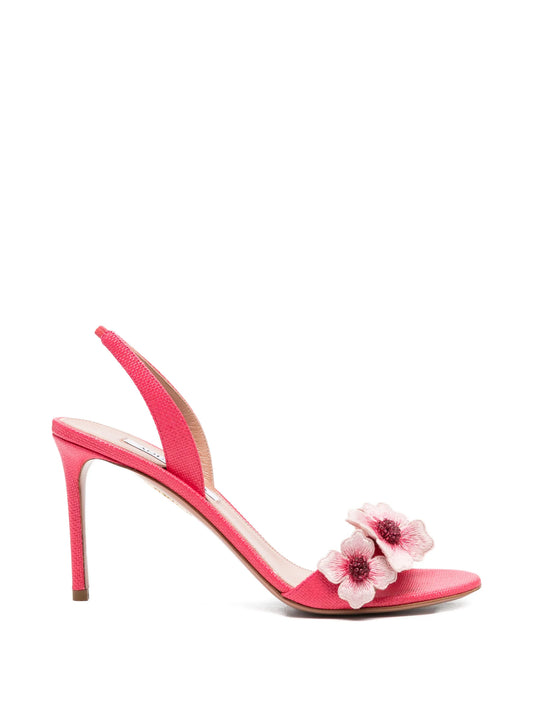 Passionflower slingback sandals