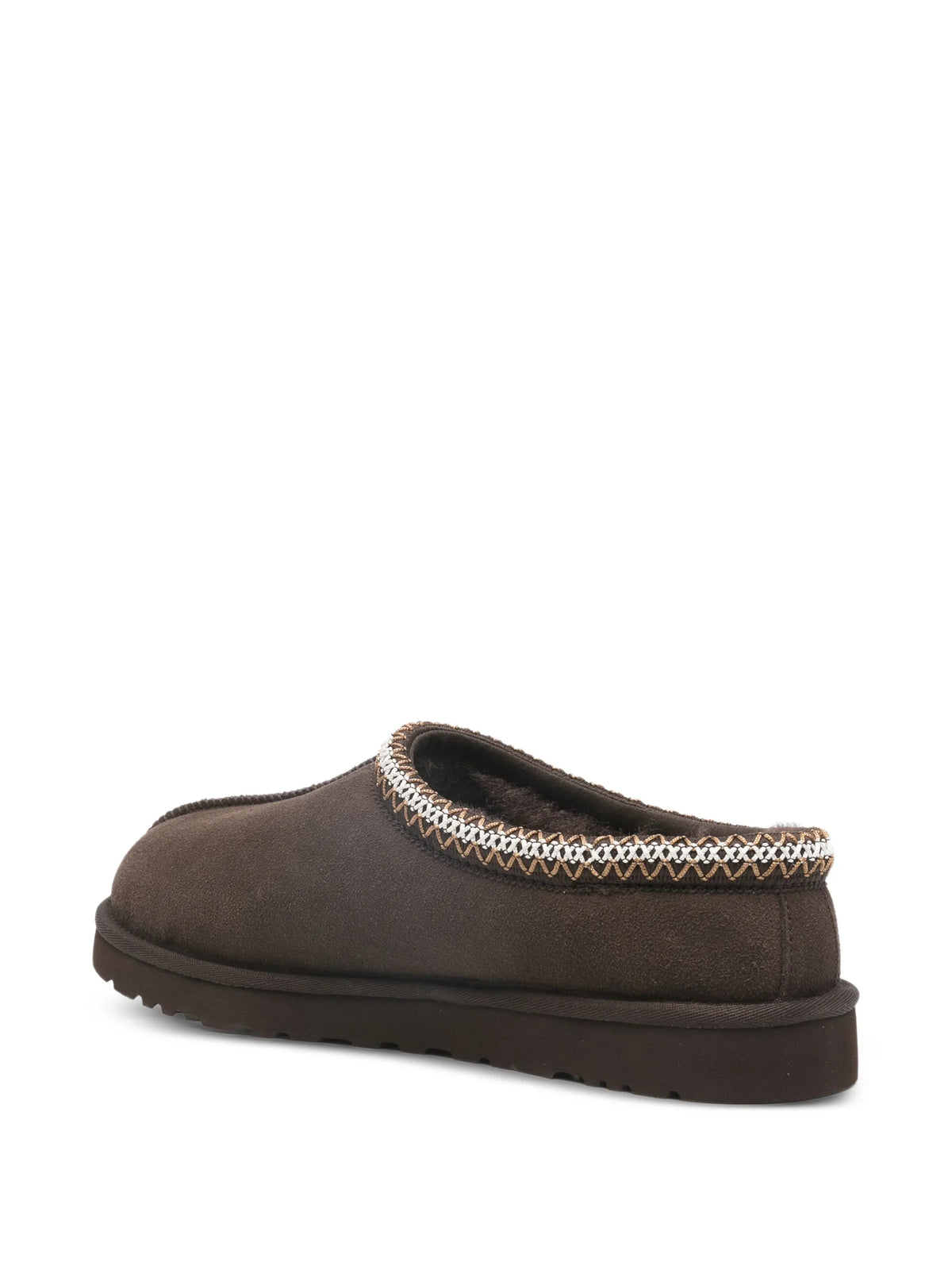 Tasman II embroidered-trim suede mules