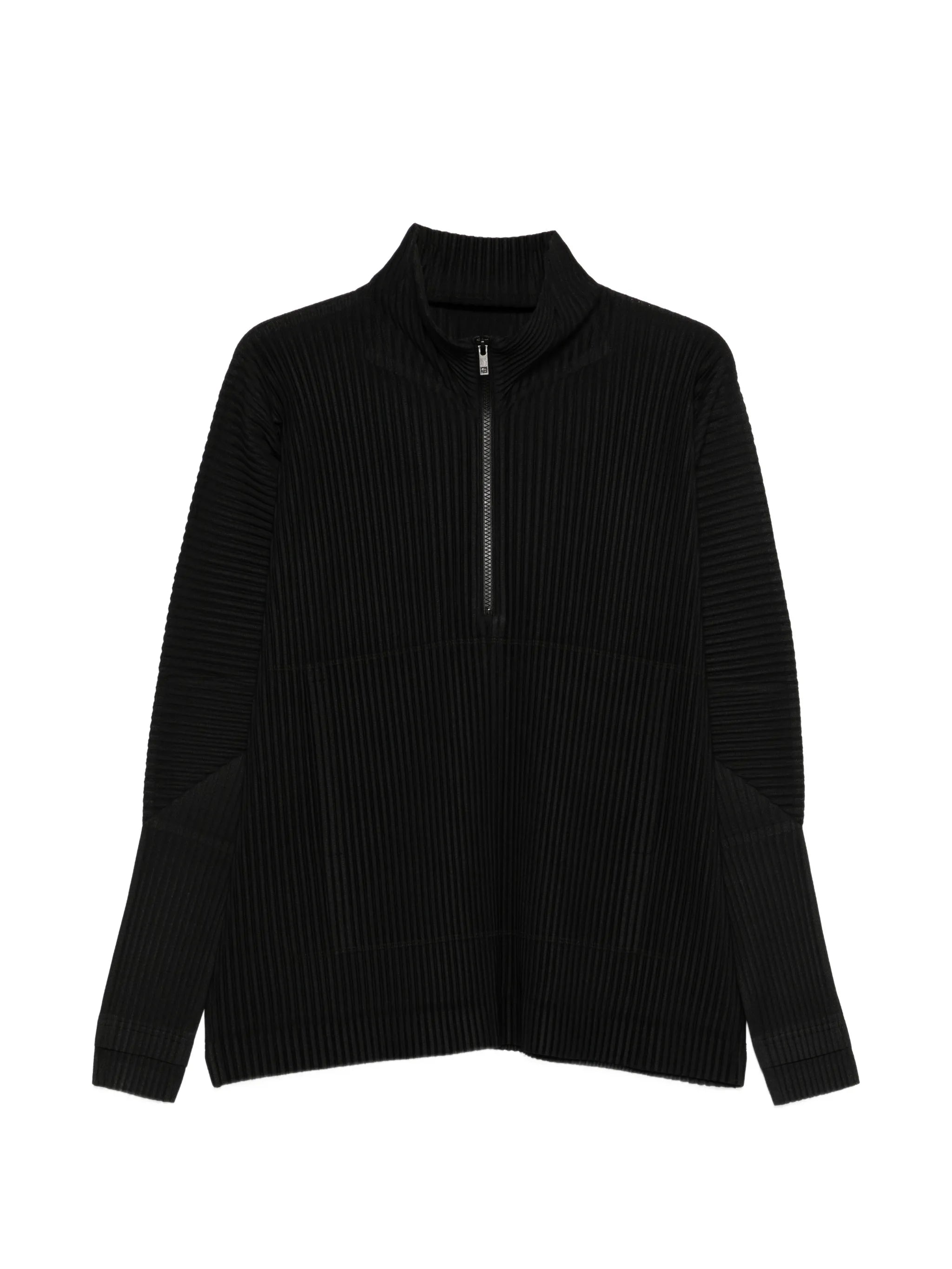 March pleated zip jacket