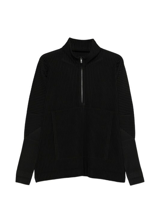 March pleated zip jacket