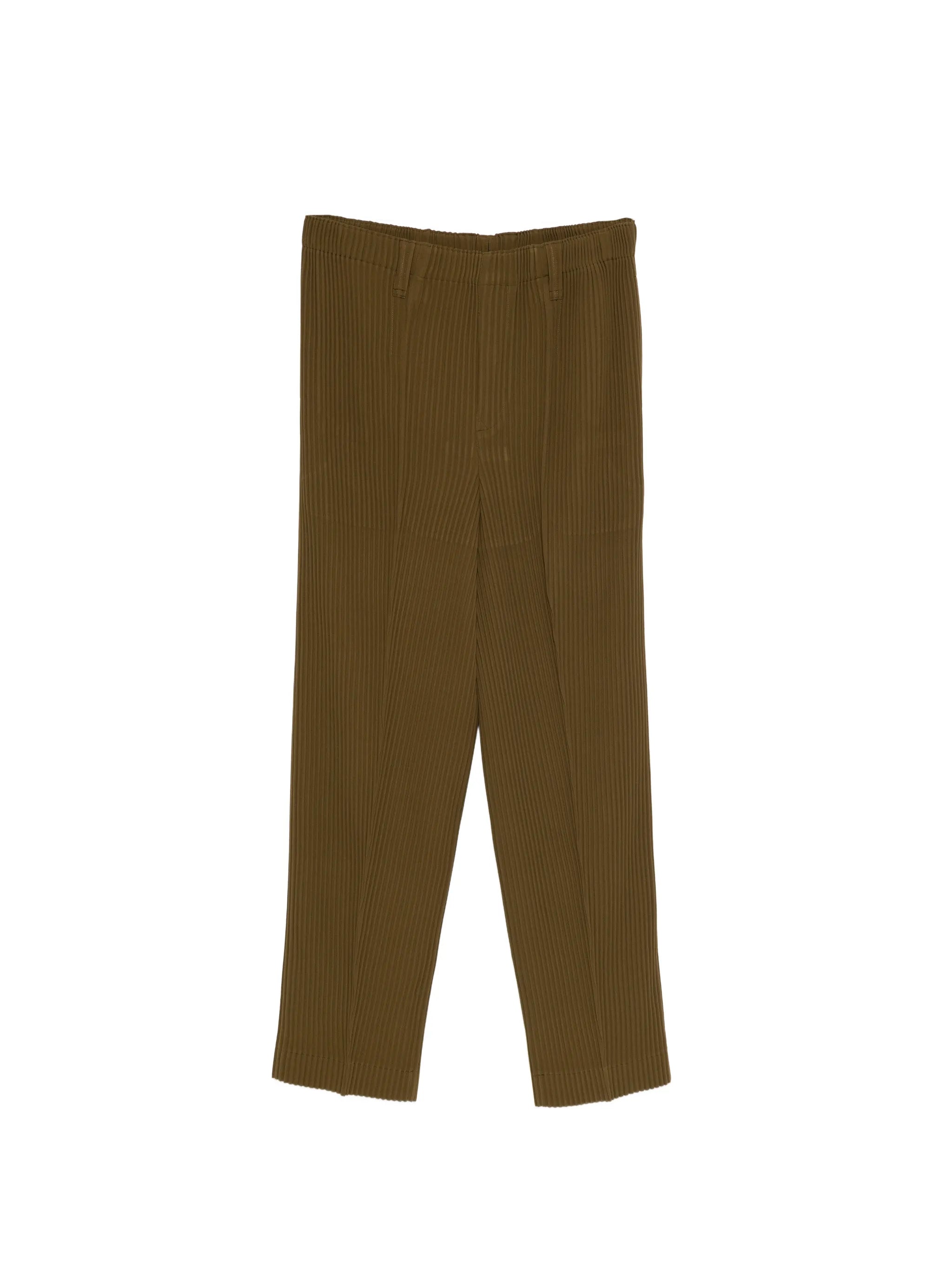 Tuxedo pleated trousers