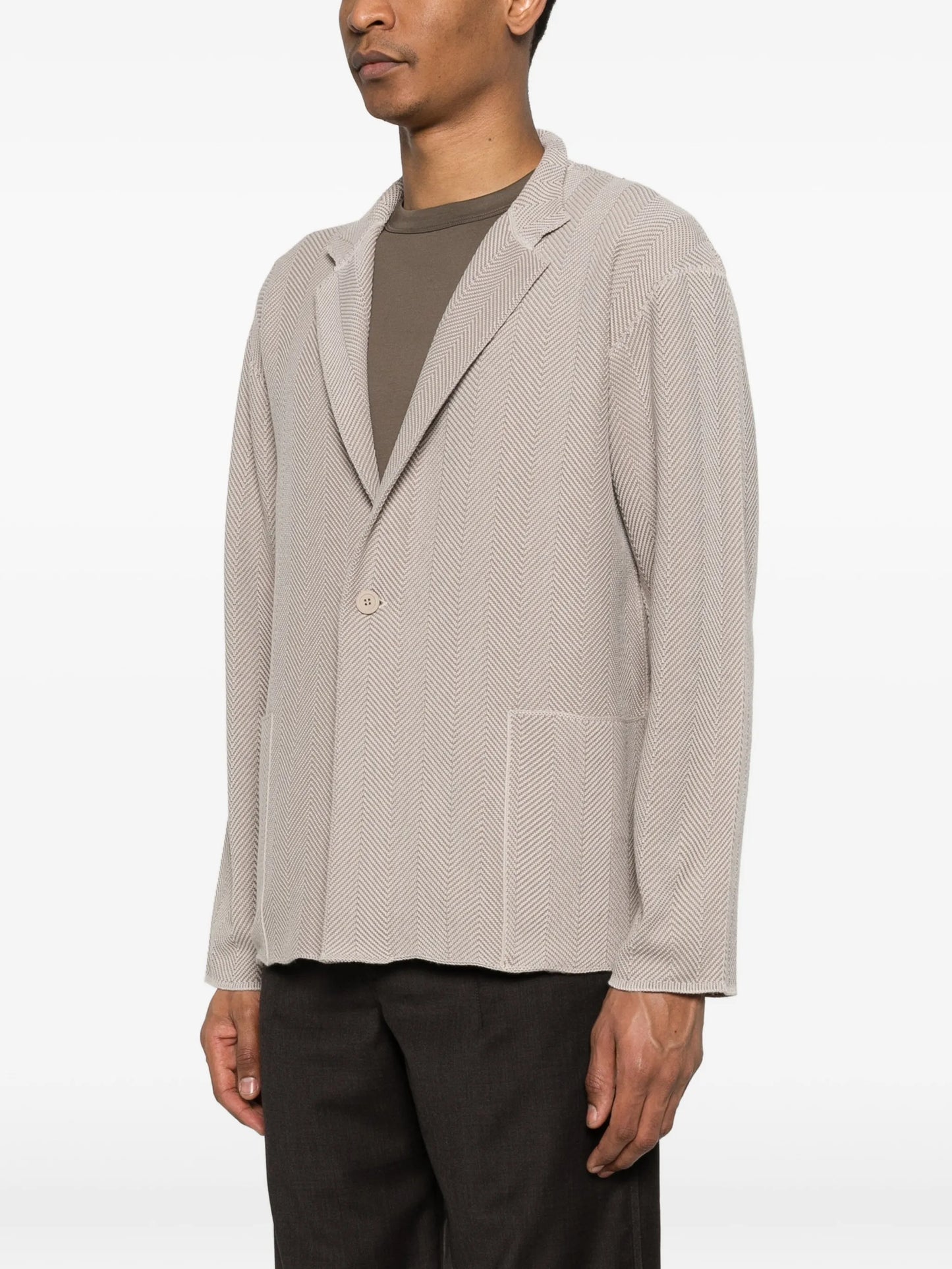 knit herringbone cardigan