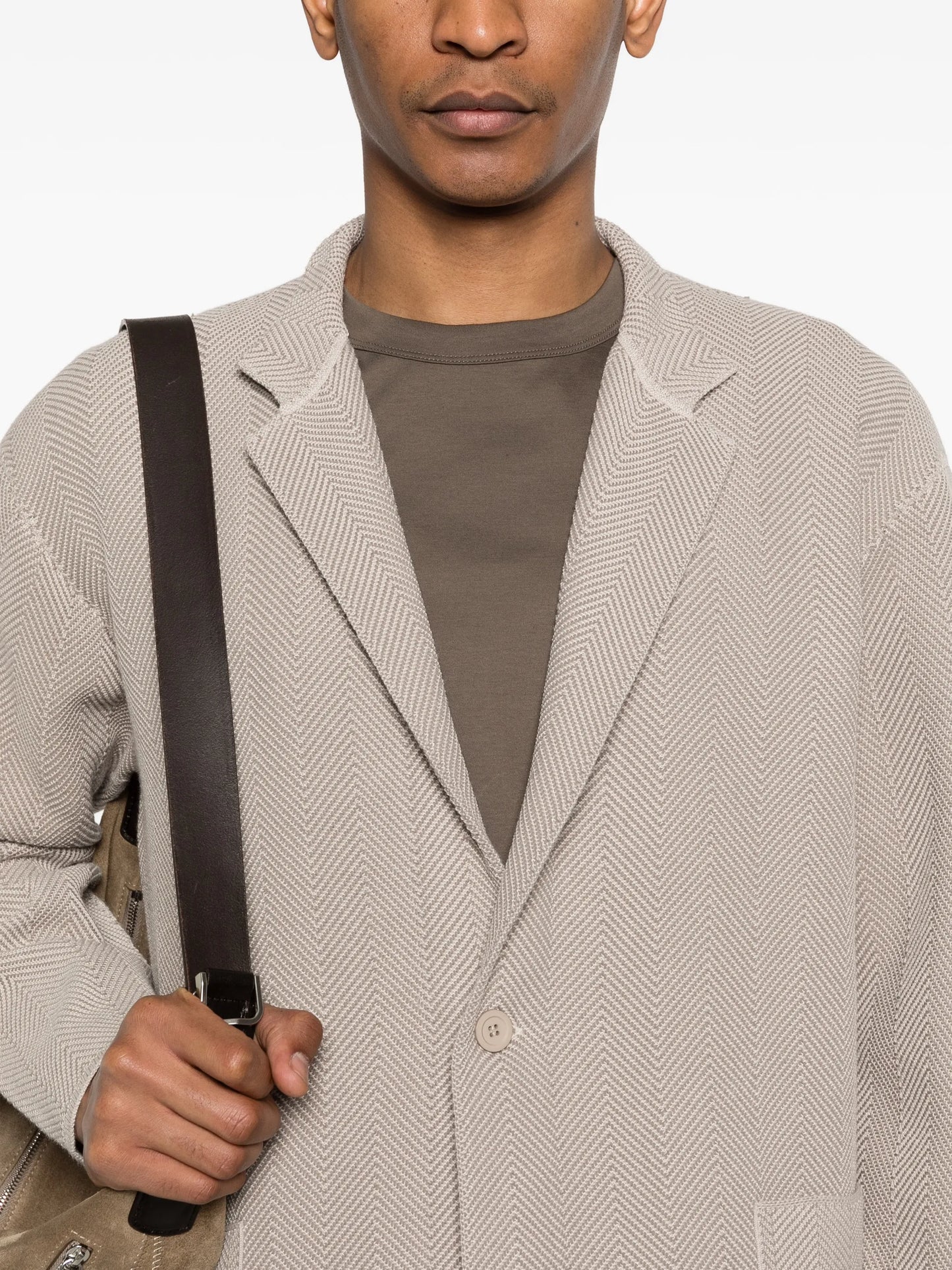 knit herringbone cardigan