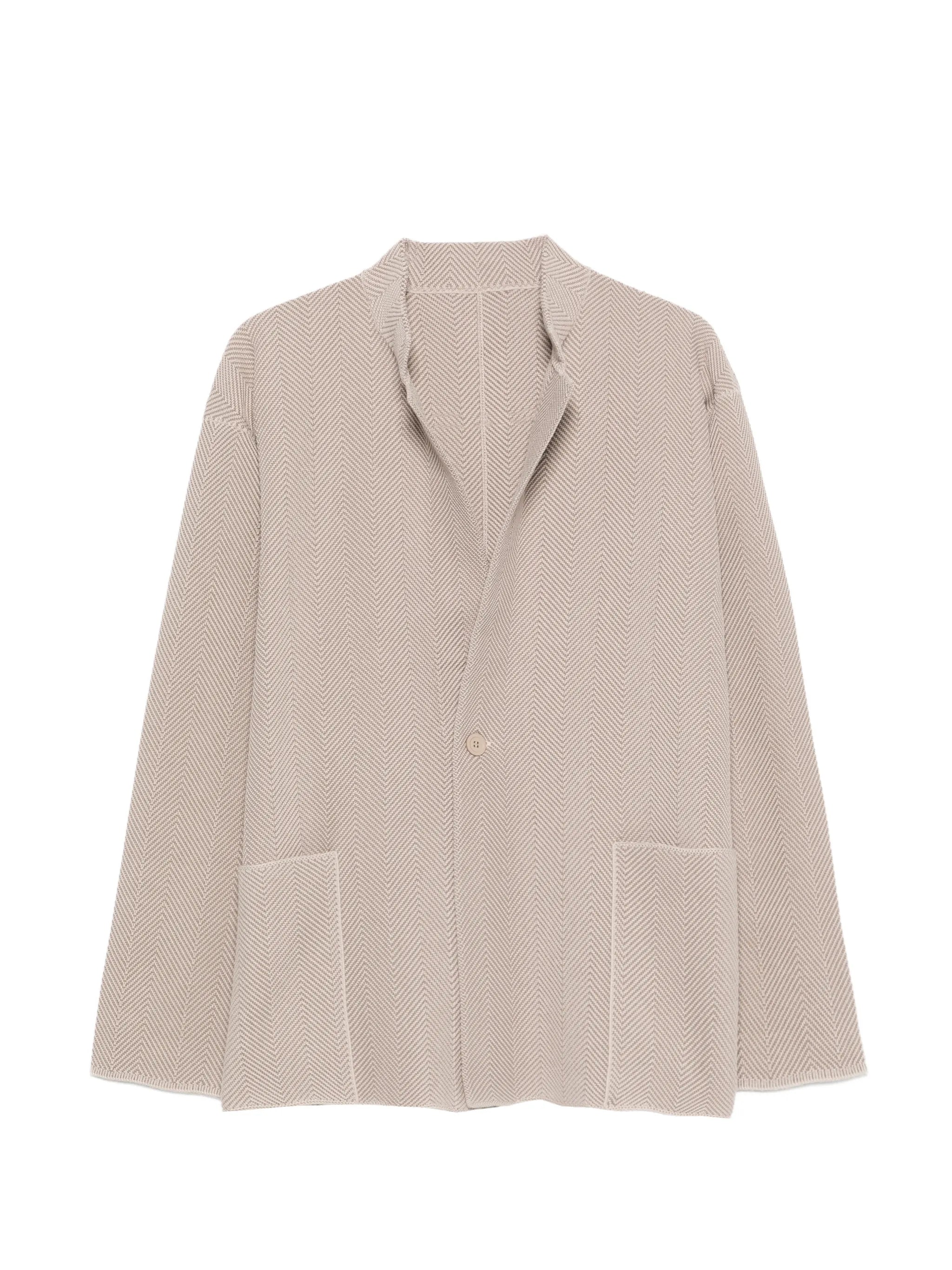 knit herringbone cardigan