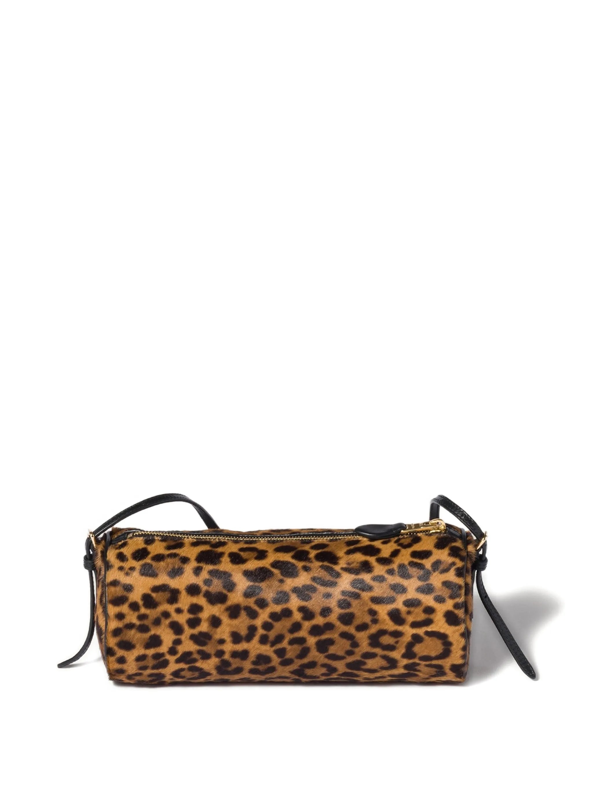 animal-print shoulder bag