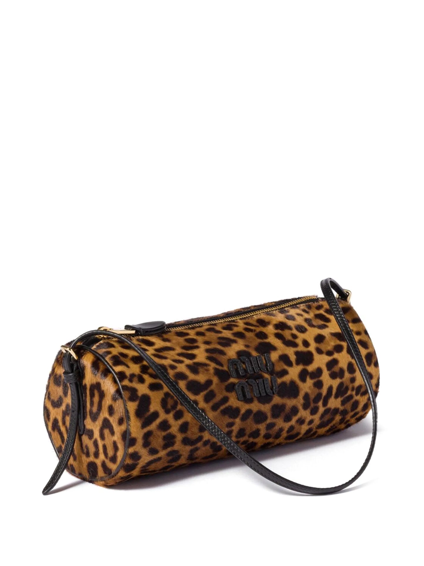 animal-print shoulder bag