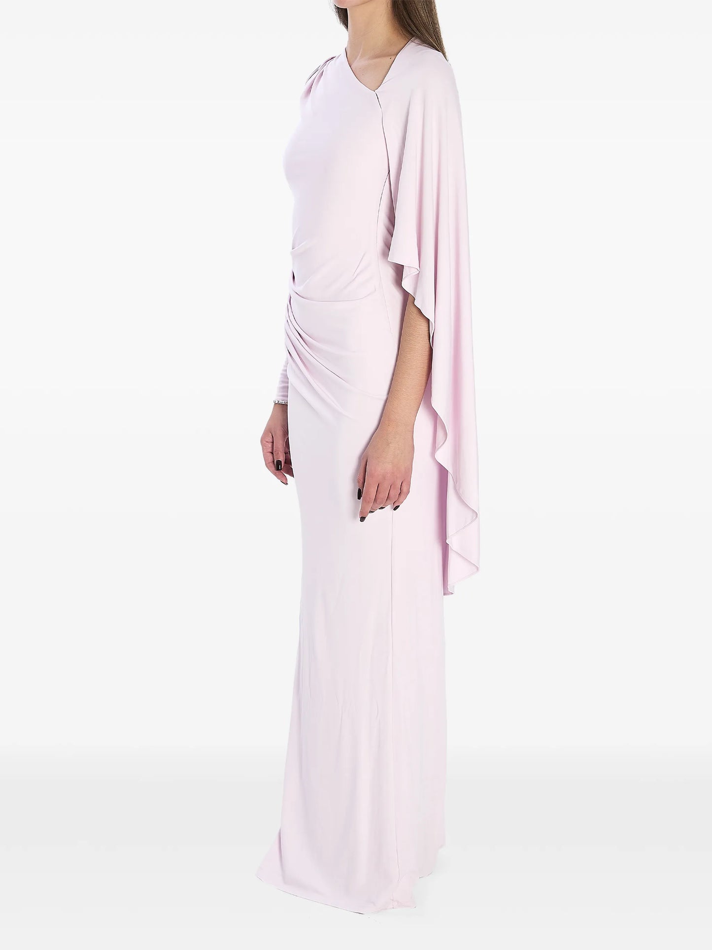 asymmetric embellished maxi dress