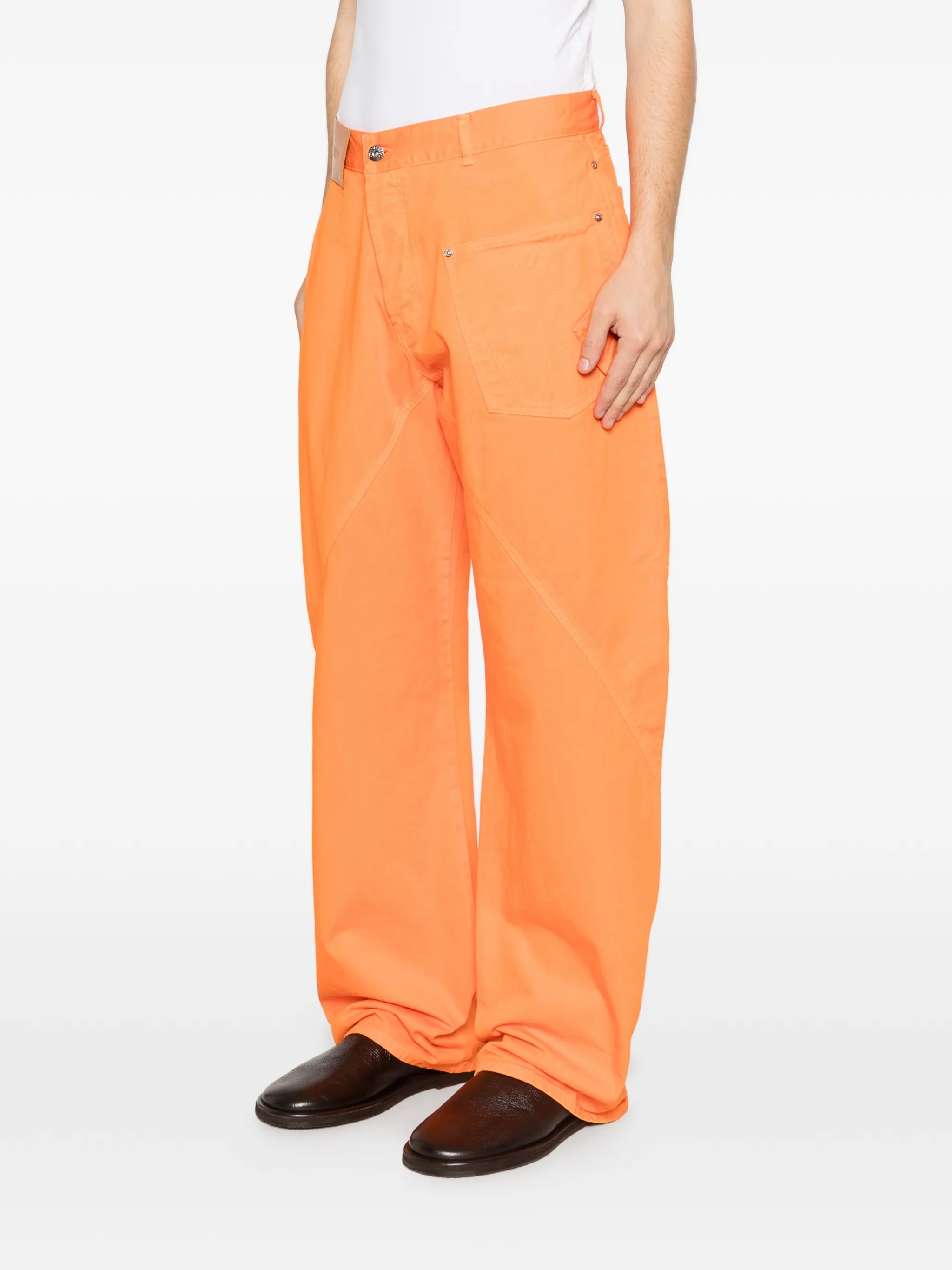 logo-patch jeans