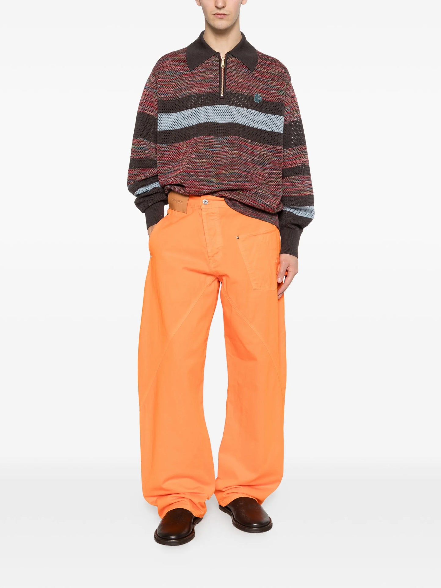 logo-patch jeans