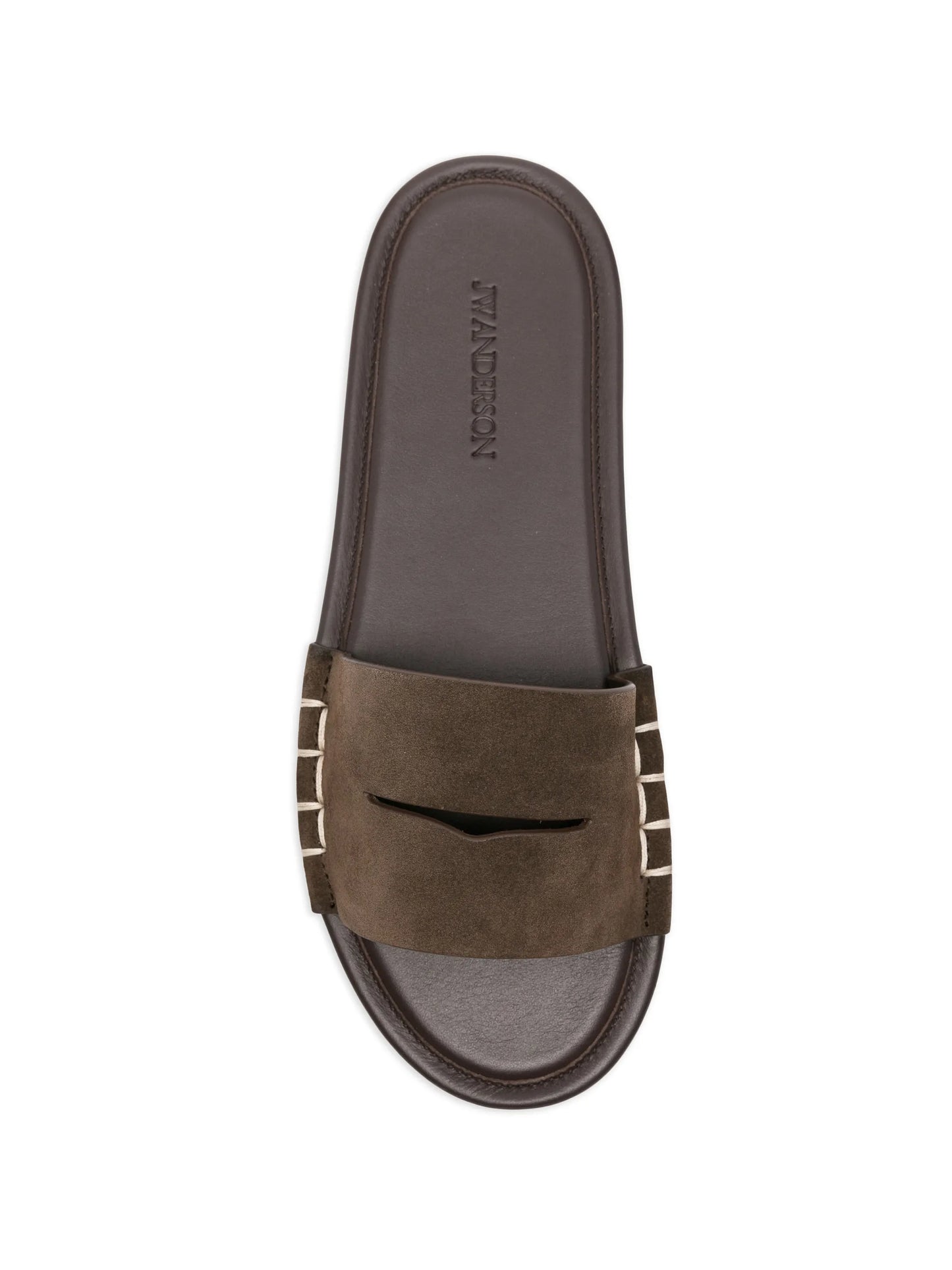 cut-out detailing flat sandals