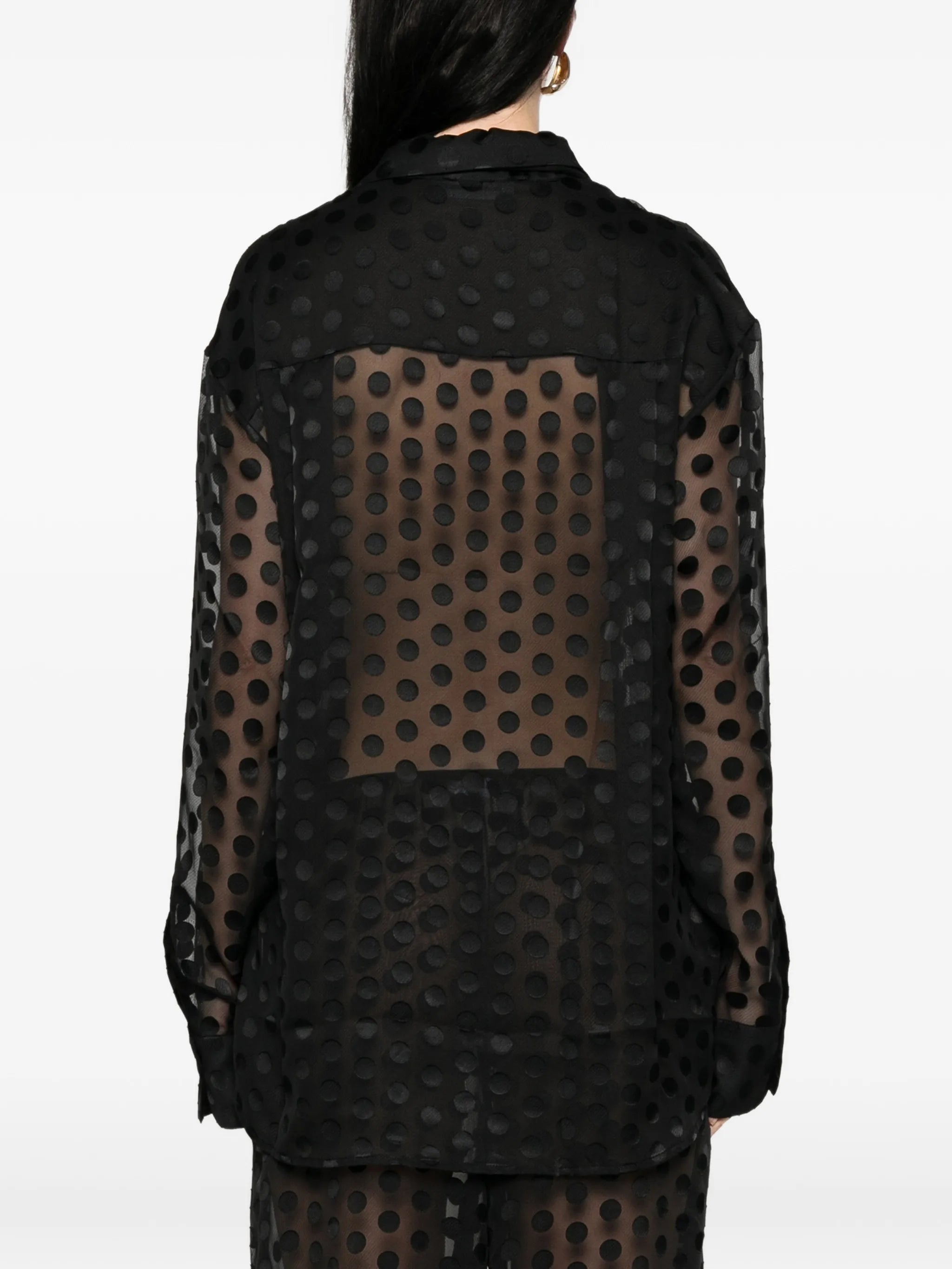 polka-dot shirt