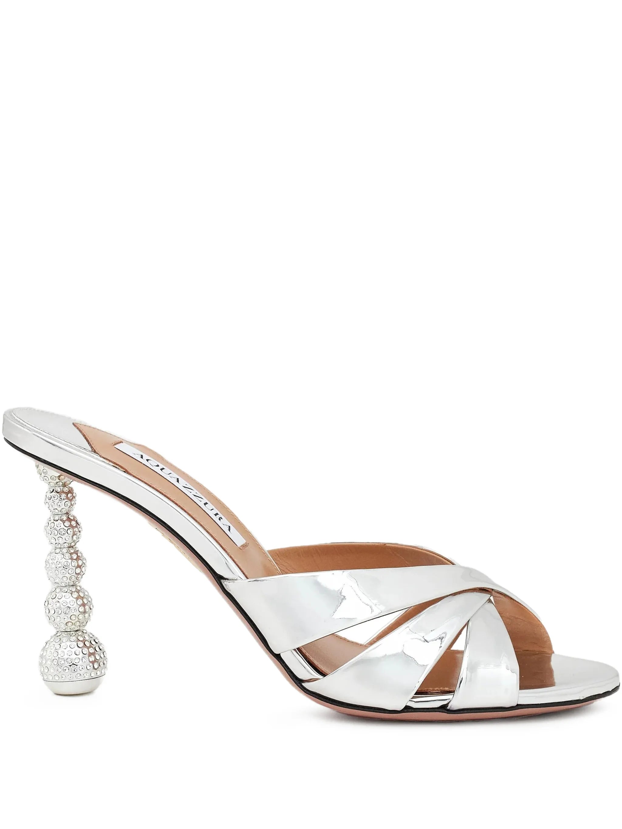 Yes Baby crystal-embellished heeled sandals