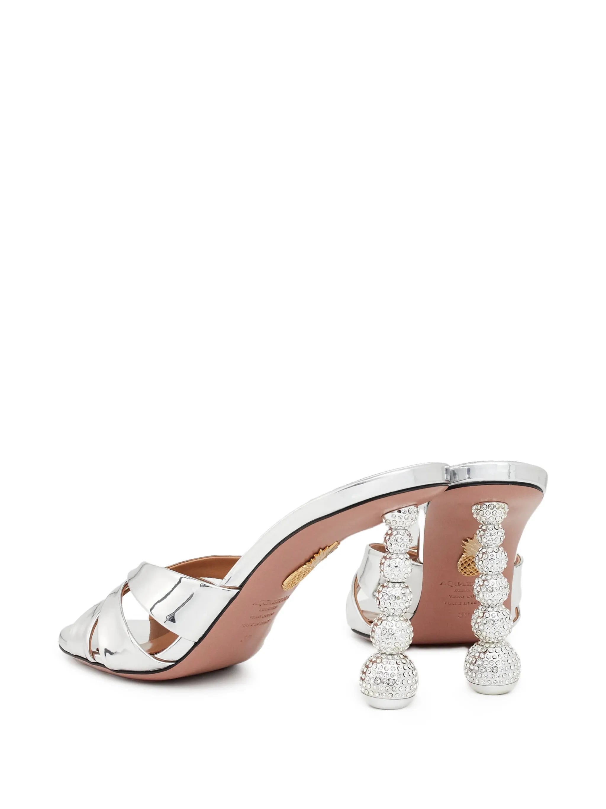 Yes Baby crystal-embellished heeled sandals