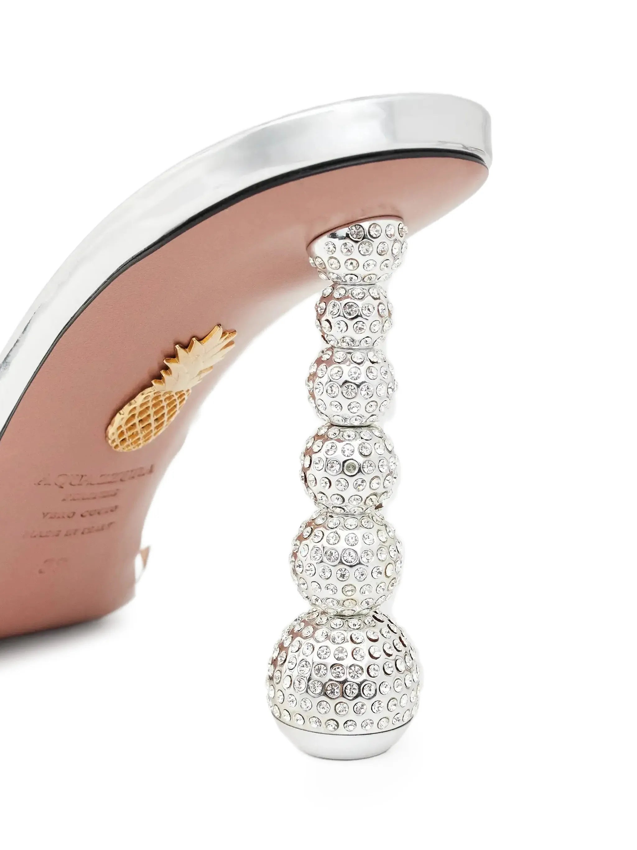 Yes Baby crystal-embellished heeled sandals