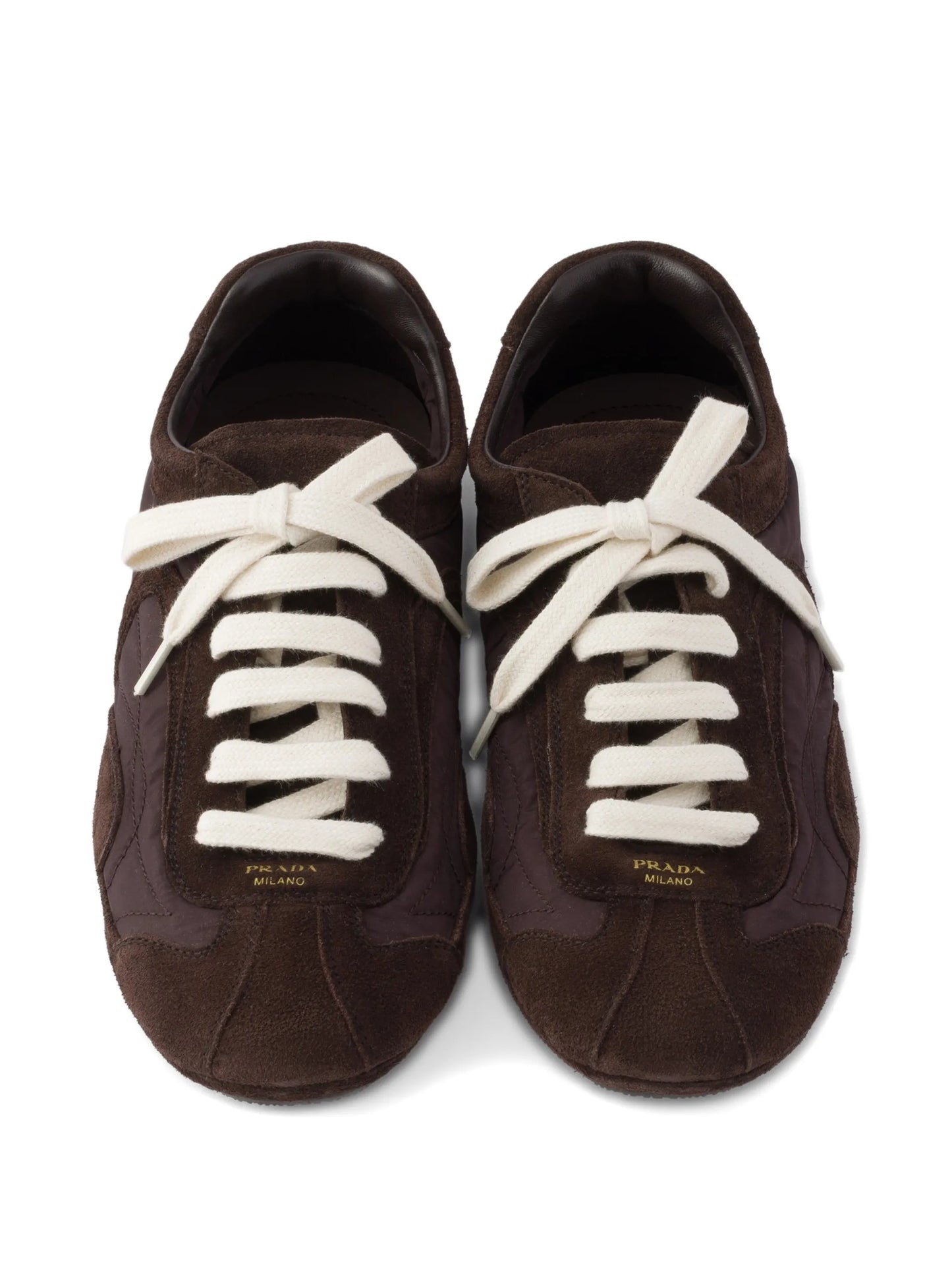round-toe lace-up sneakers