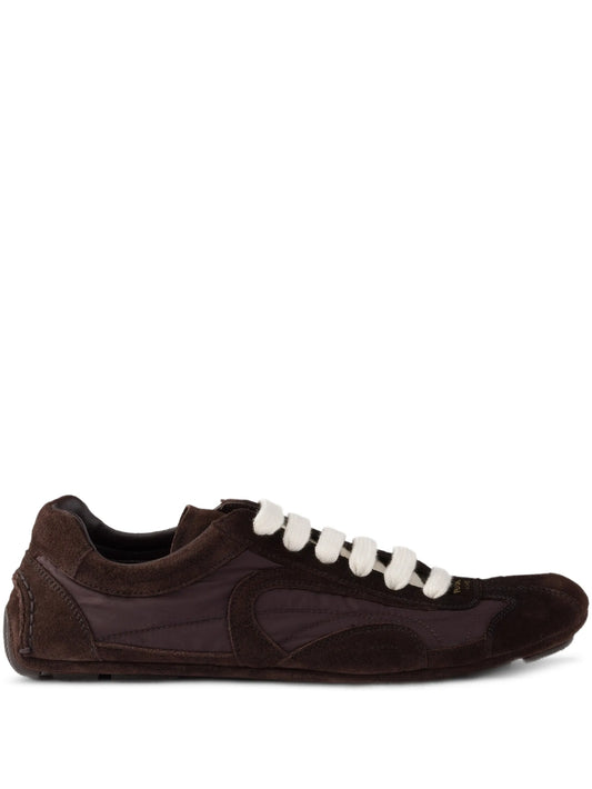 Montecarlo Re-edition 2005 suede and Re-nylon sneakers