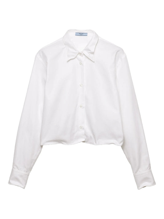 triangle-logo long-sleeve shirt